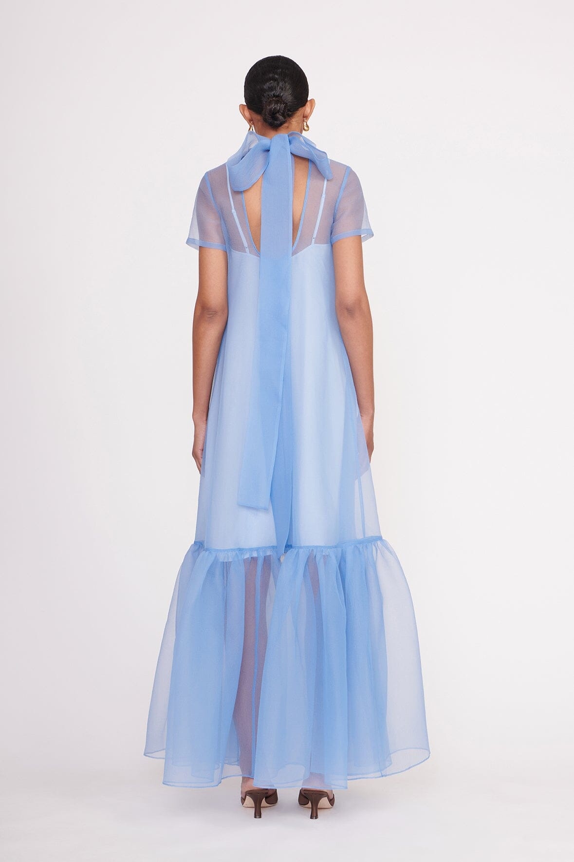 STAUD CALLUNA DRESS FRENCH BLUE - 5