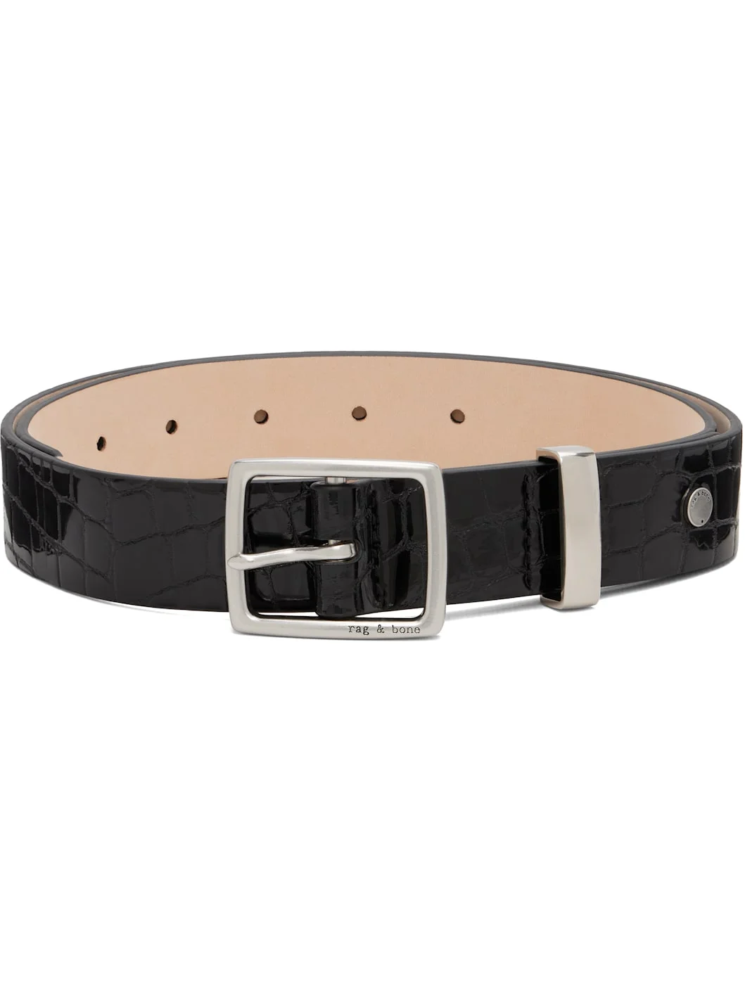 Black X Boyfriend Leather Belt - 1