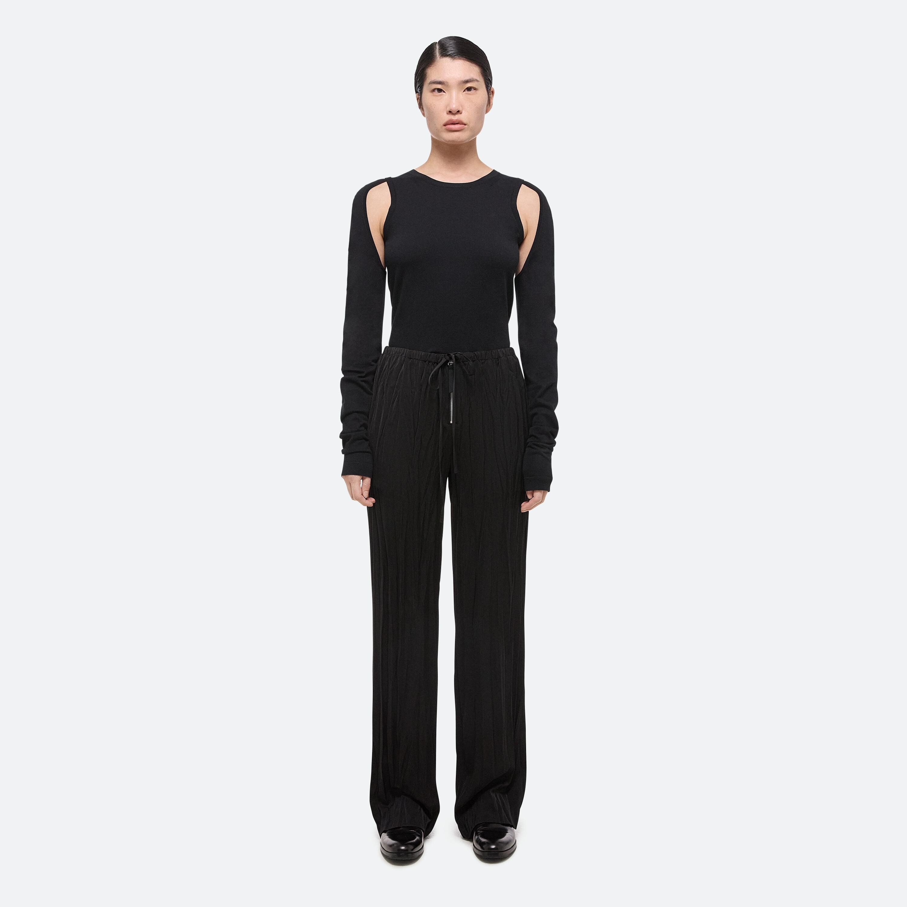 CRUSHED SATIN PANT - 3