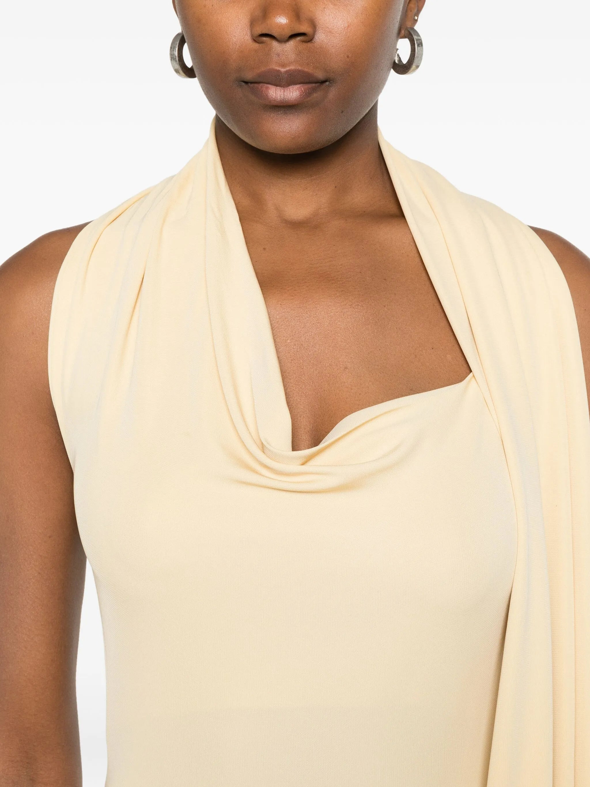Wisp halterneck draped maxi dress - 5