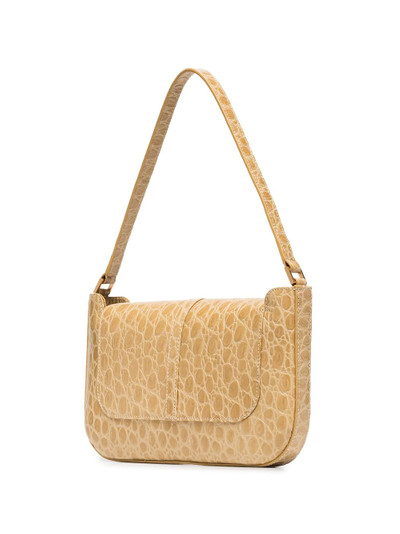 BY FAR Miranda crocodile embossed shoulder bag outlook