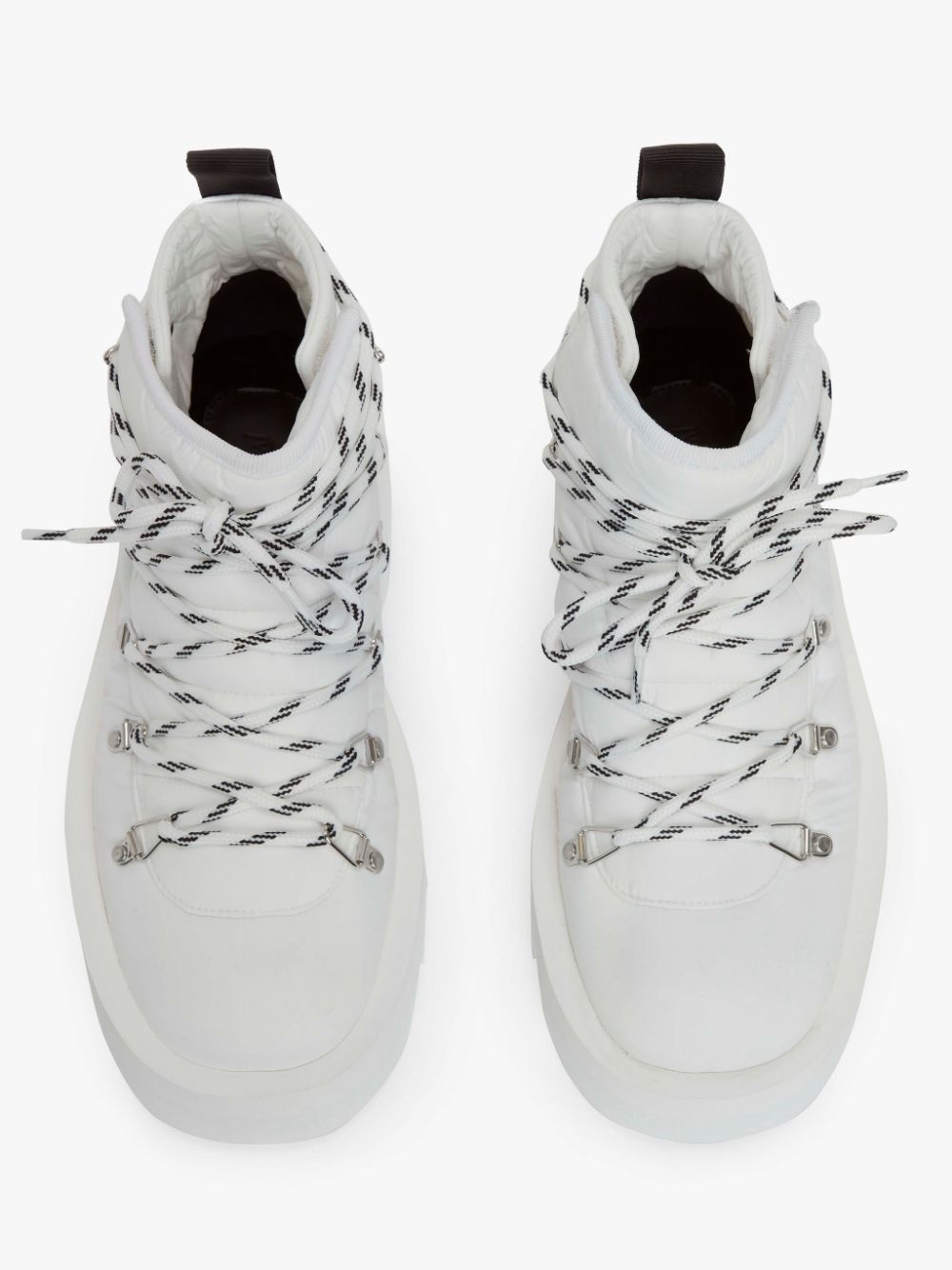 PADDED FABRIC LACE UP BOOT - 3