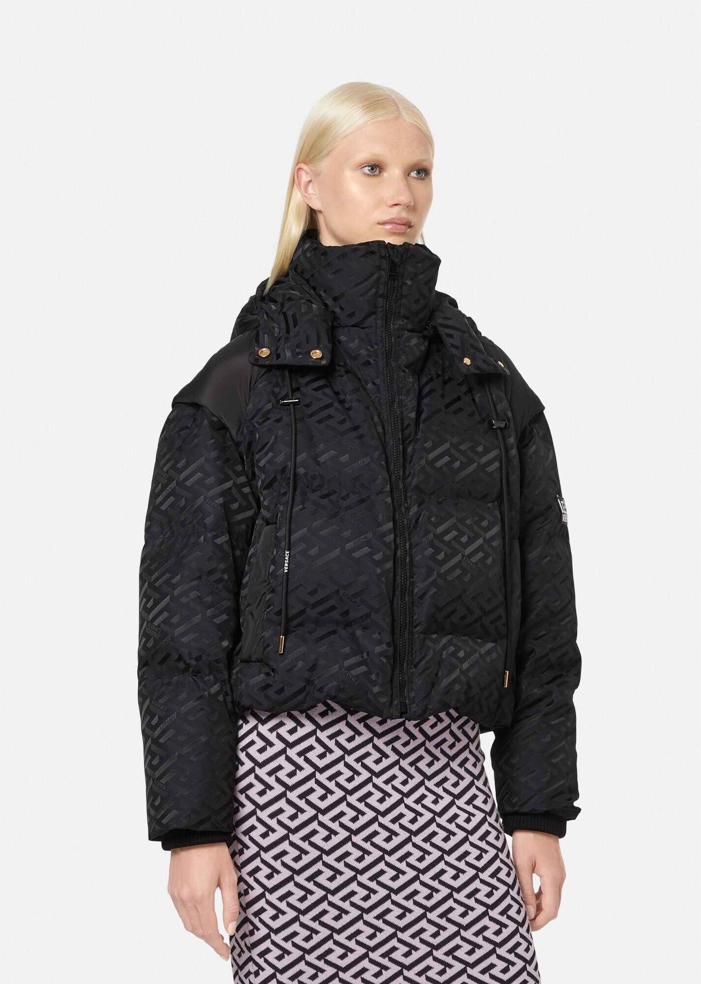 Greca Puffer Jacket - 2