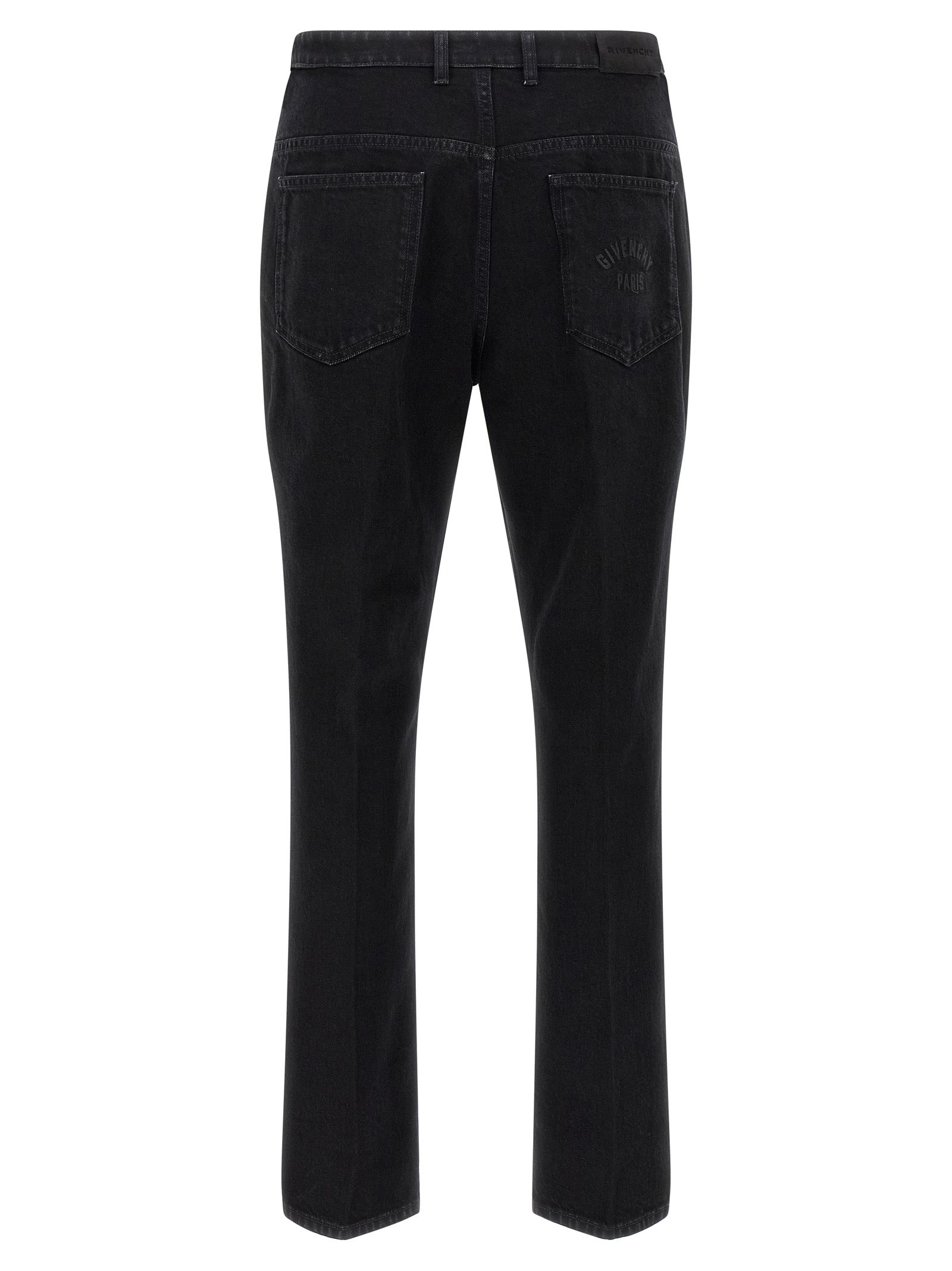 Straight Leg Jeans Black - 2