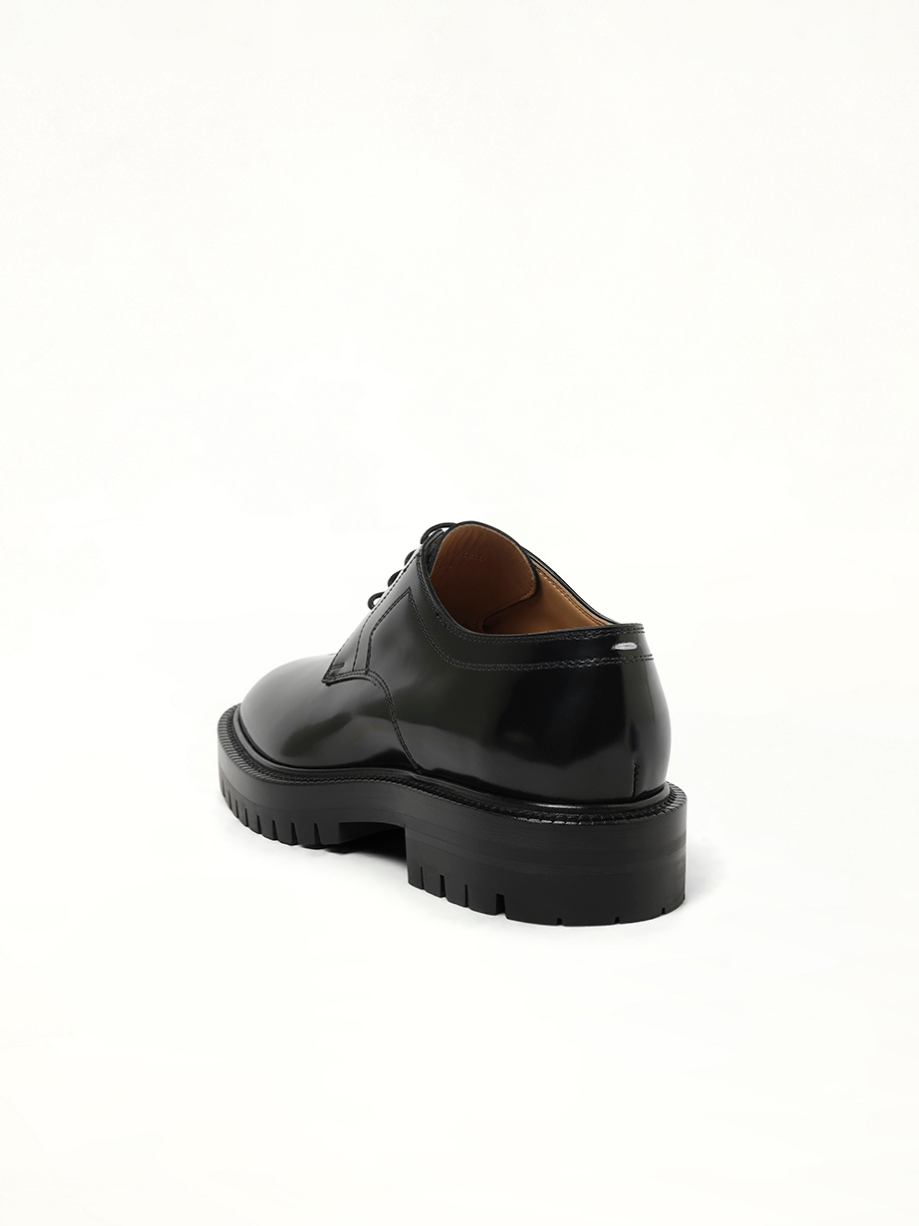 Tabi Lace-Ups Chunky Sole in Black - 3