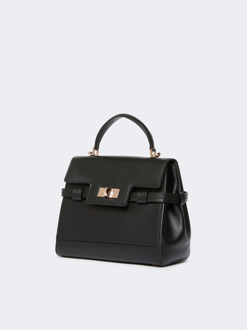 Max Mara MARGAUXTH25 Smooth leather handbag - BLACK outlook