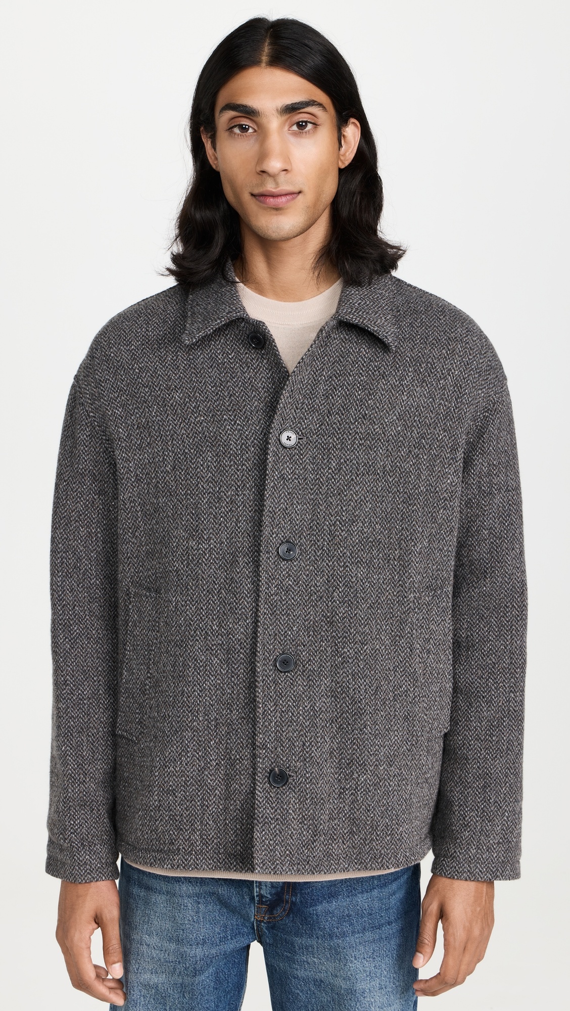 Tweed Shirt Jacket - 6