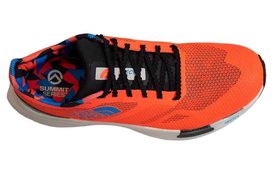 THE NORTH FACE Vertic Pro Athlete Mens Trail Running Shoes 'Solar Coral Optic Blue' 819B-OIG - 4