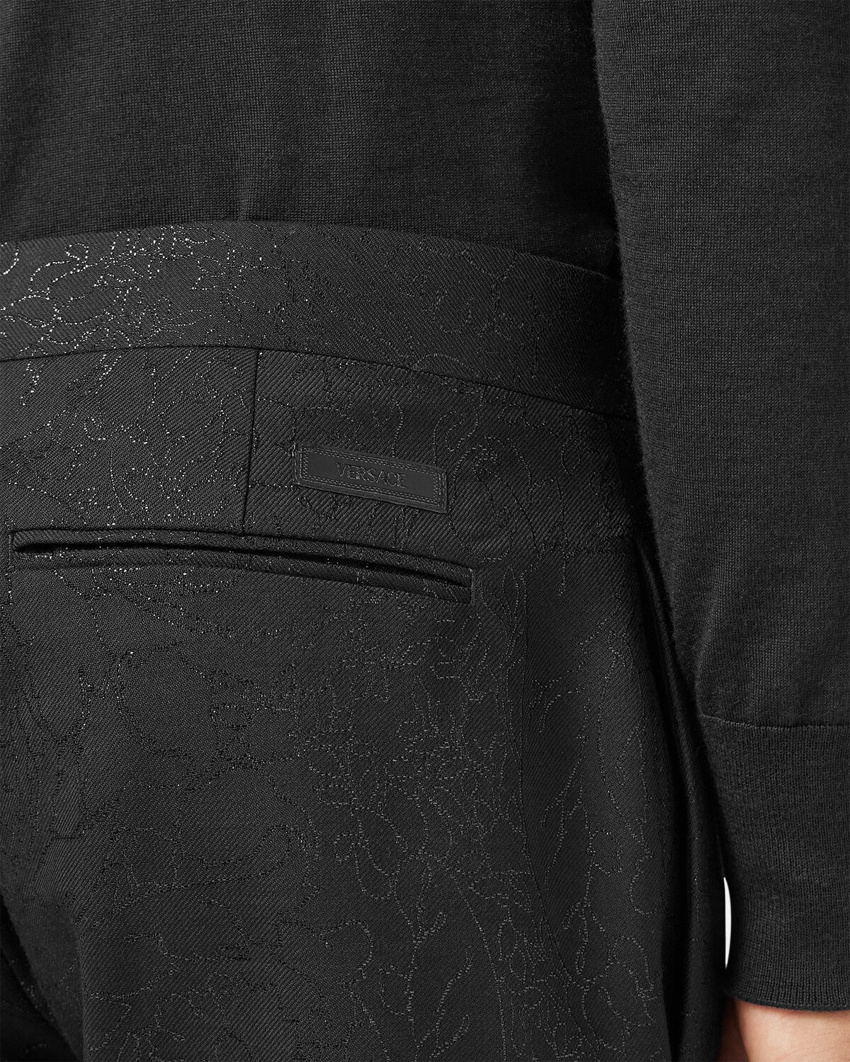 Barocco Lurex Formal Pants - 3
