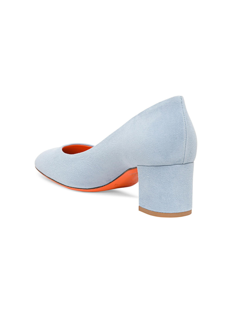 Women's Fight 50MM Suede Pumps - Light Blue 3