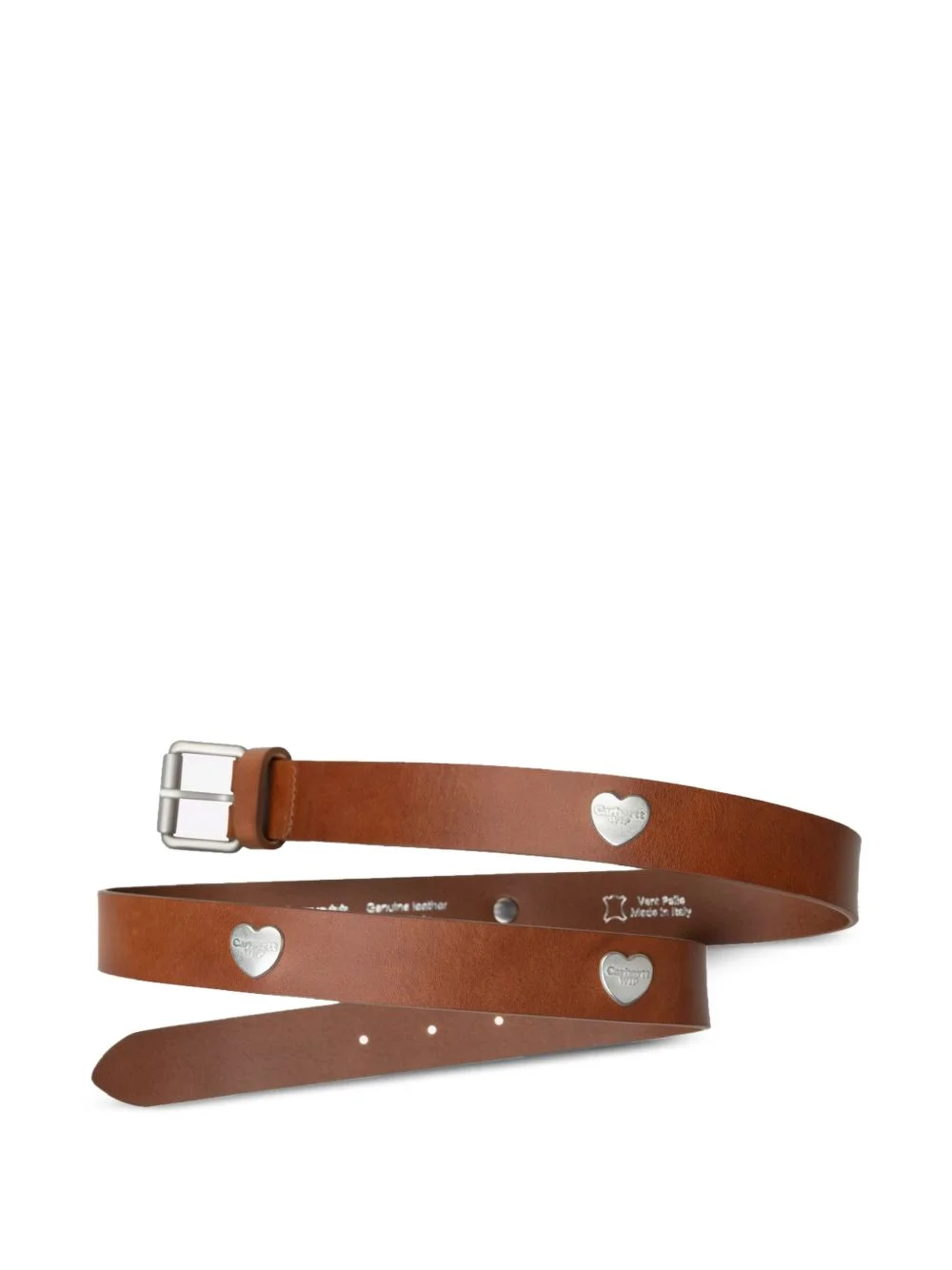 heart leather belt - 1
