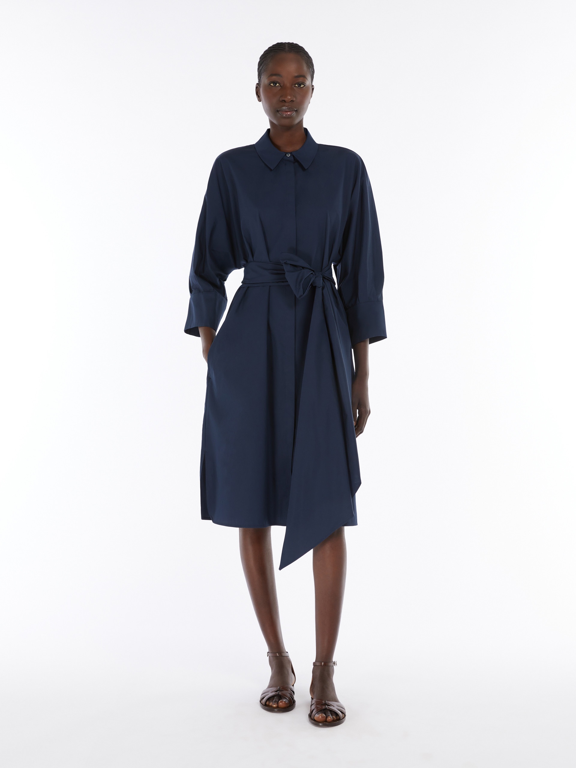 TABATA Poplin shirt dress - 2