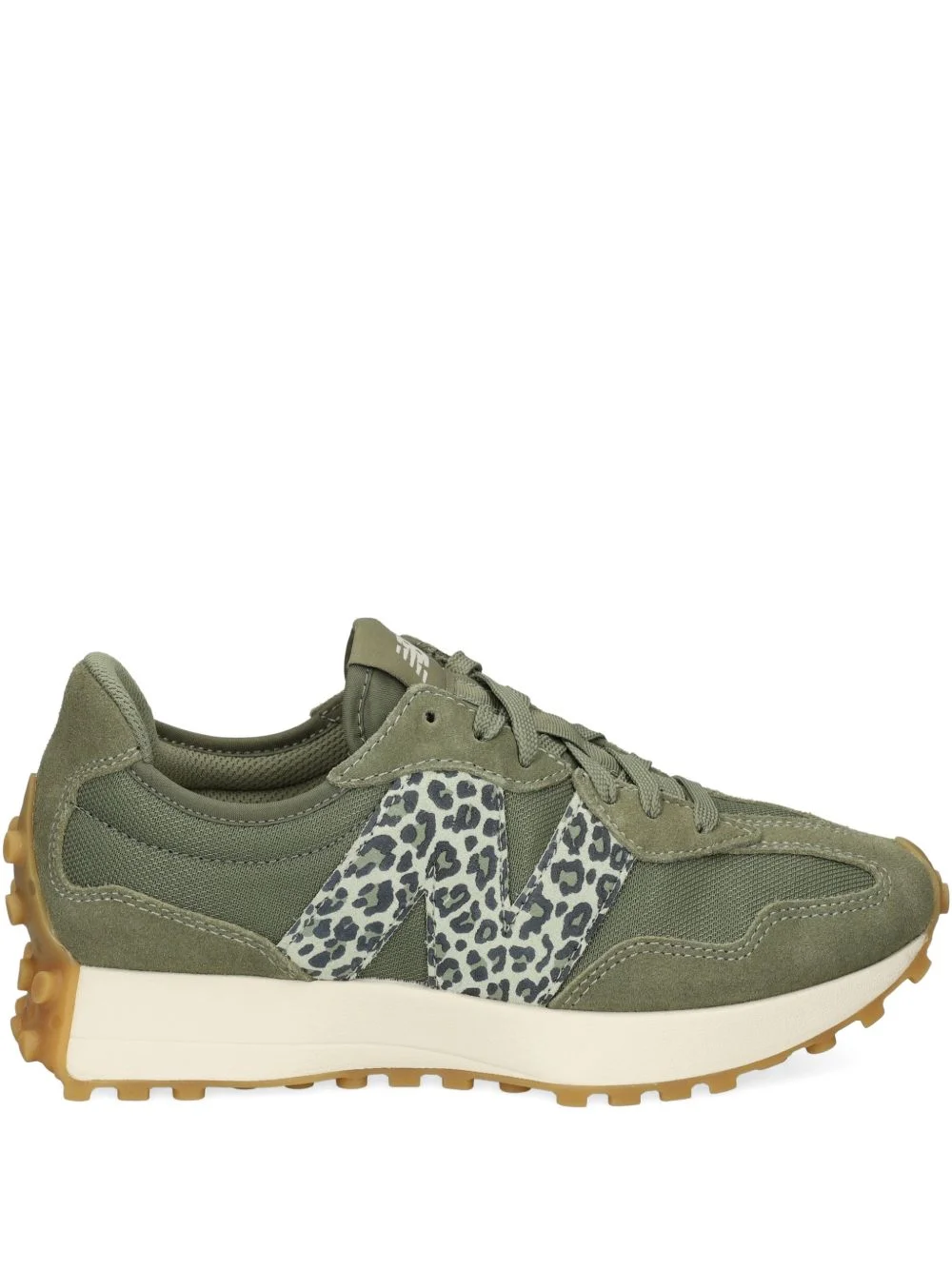 327 leopard-panel sneakers - 1