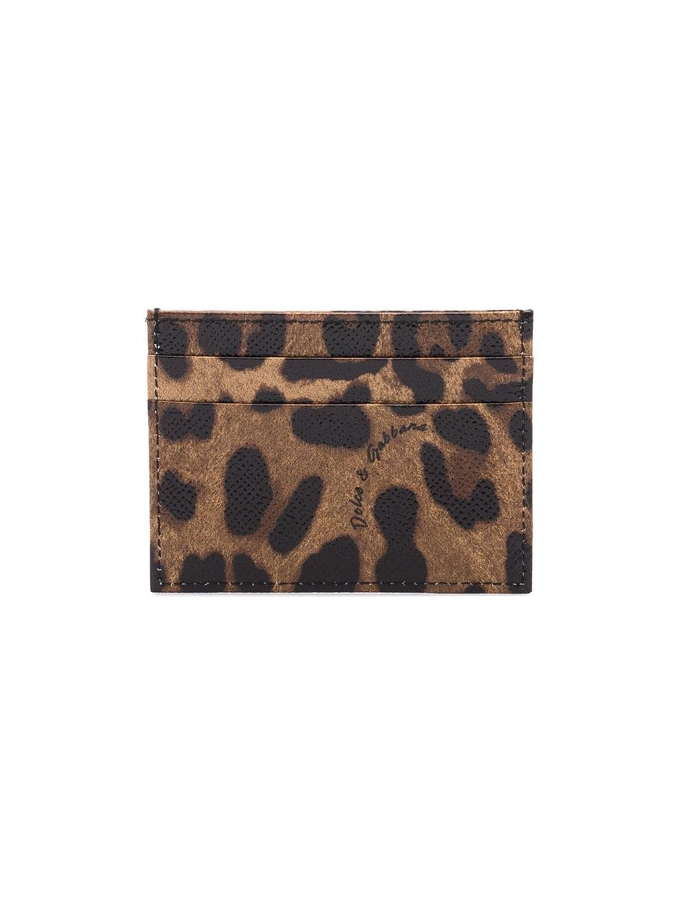 leopard print cardholder - 2