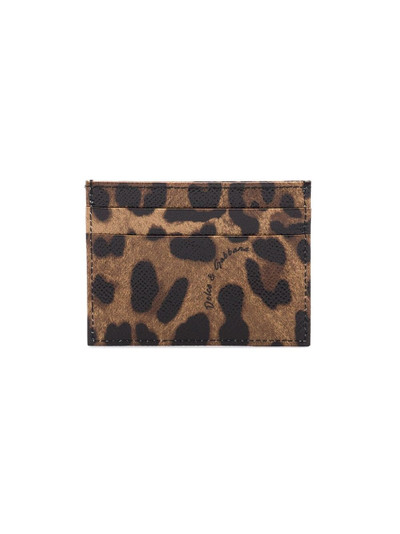 Dolce & Gabbana leopard print cardholder outlook