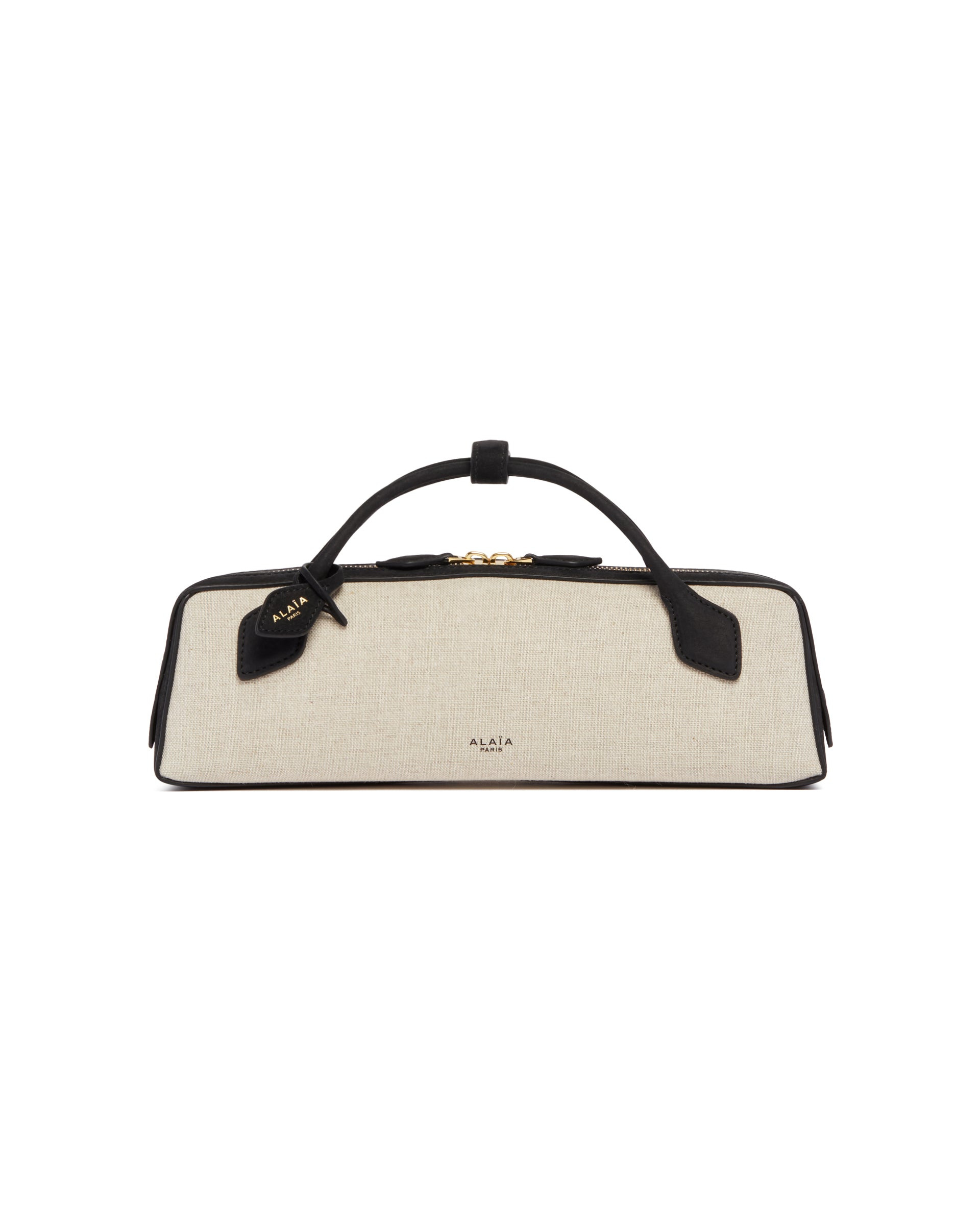 Beige and Black Le Teckel Clutch - 3