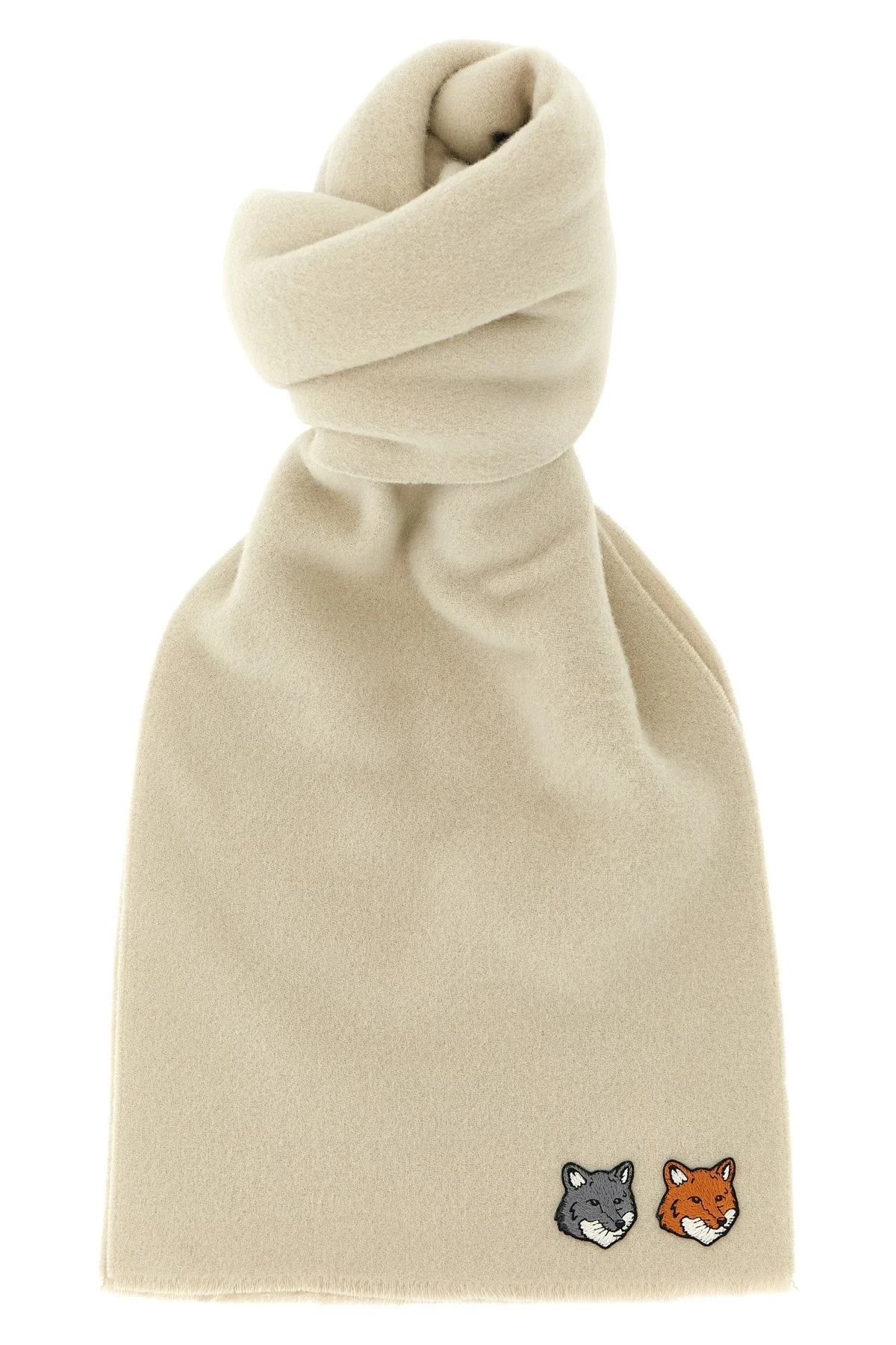 'Double Fox Head' Scarf - 1