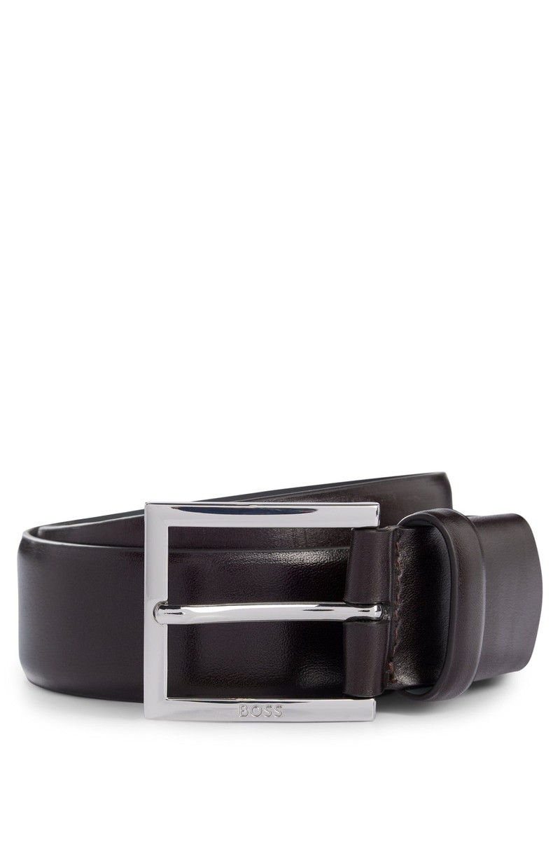DRESSLETIC LEATHER BELT WITH CONCEALED ELASTICATED SECTION 1