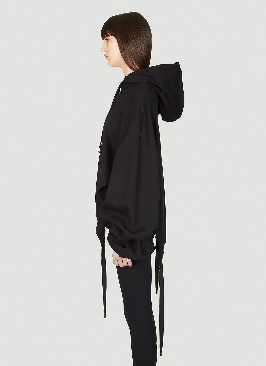 Logo Plaque Hooded Sweatshirt - 3