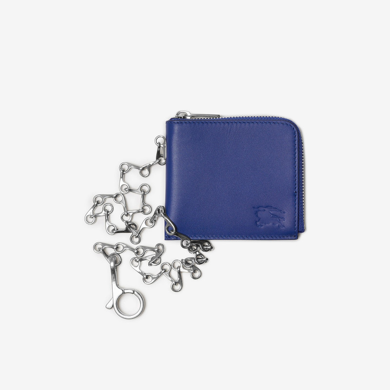 Leather B Chain Wallet 1