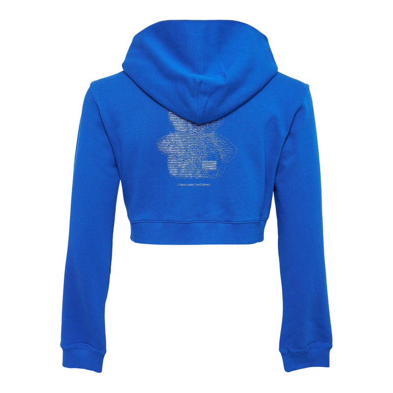 We11done Blue Teddy Bear Slimfit Sweater outlook