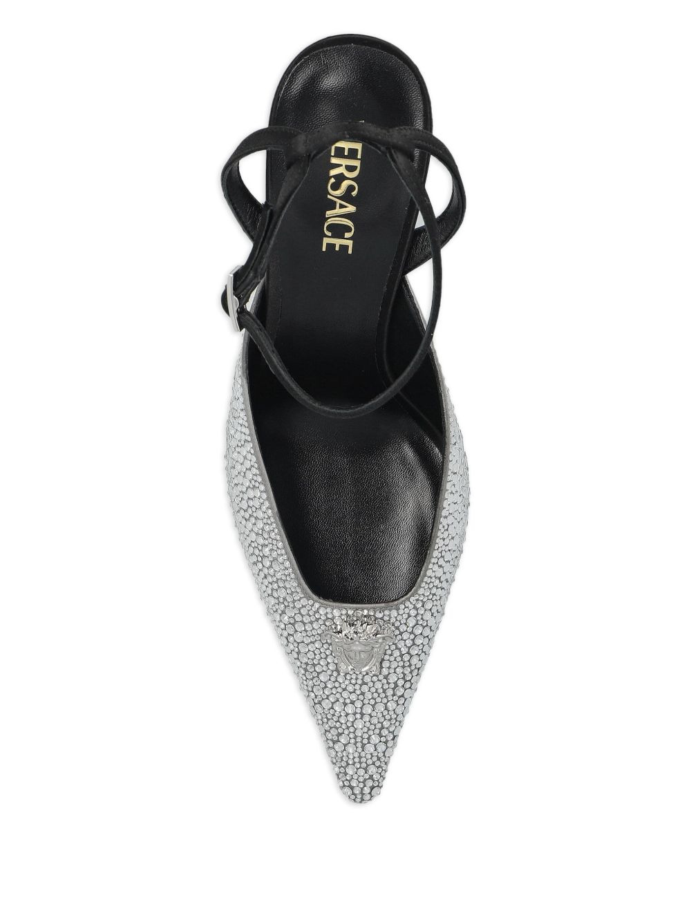 85mm Crystal La Medusa slingback pumps - 3