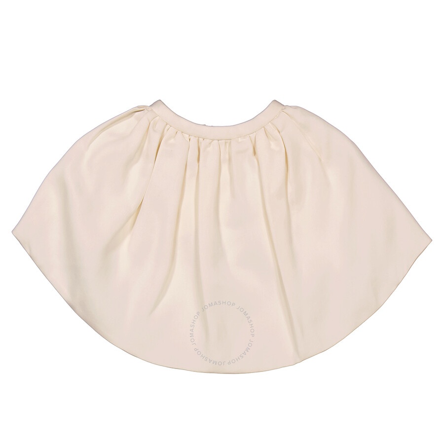 Burberry White Wreningham Cropped Cotton And Silk Cape - 5
