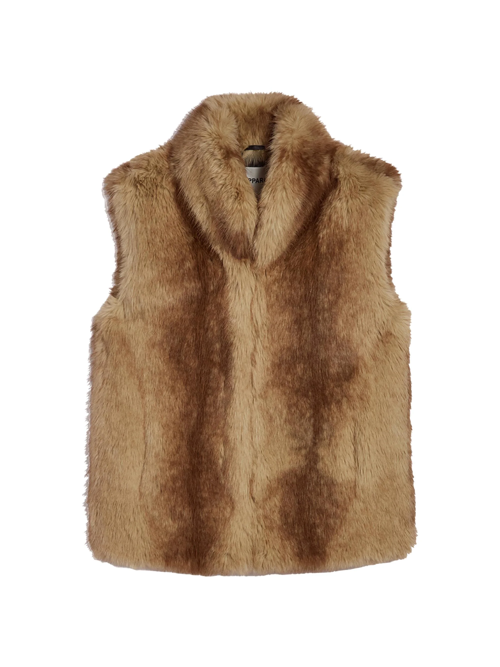 Women's Laila Faux Fur Vest - Blonde Mink - 1