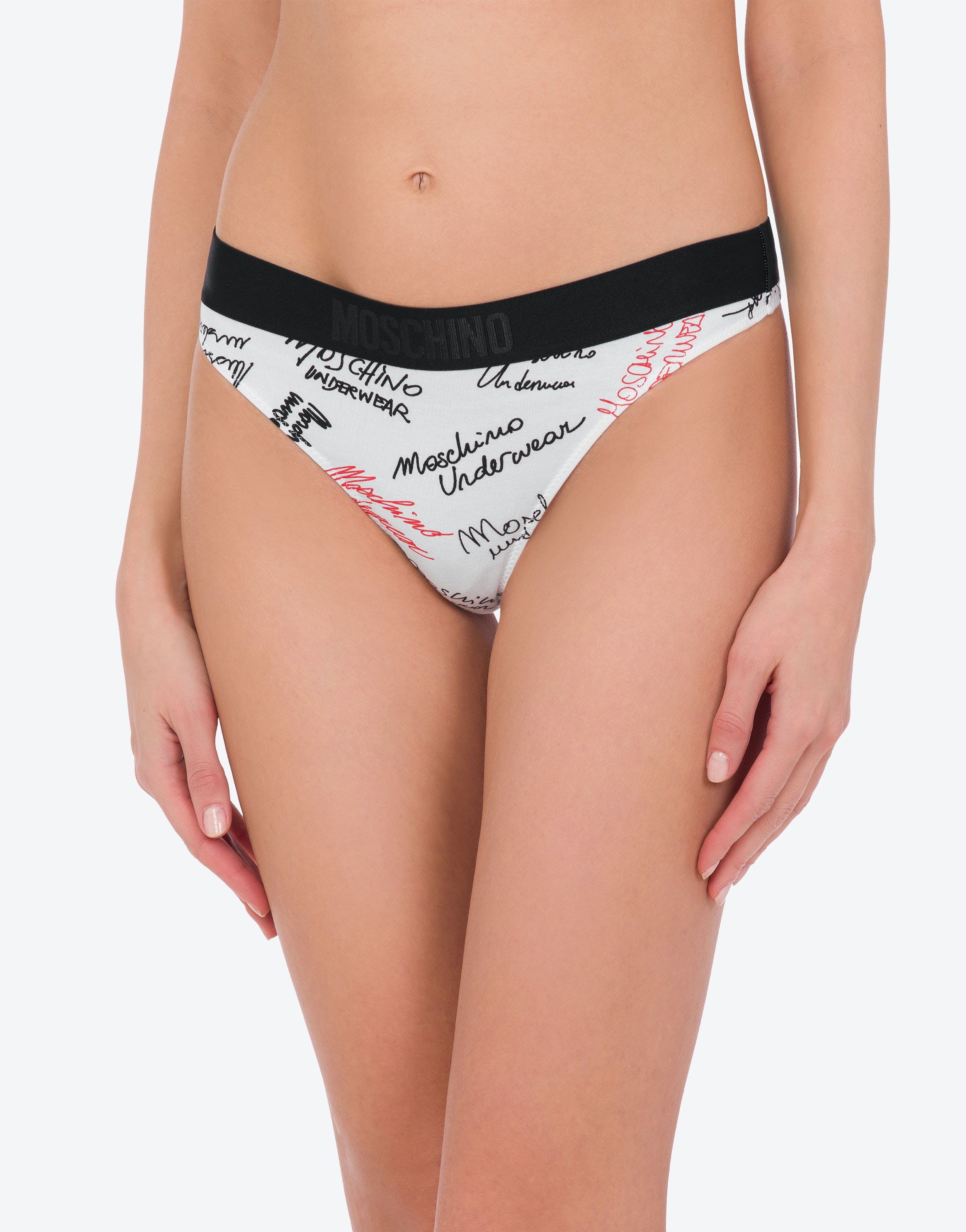 ALLOVER SIGNATURE STRETCH JERSEY THONG - 2