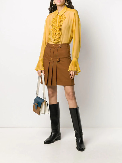 See by Chloé pleated mini skirt outlook