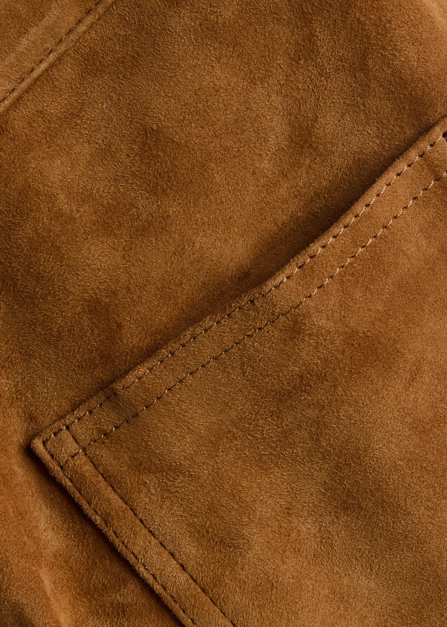 Stouls Lilou Stretch-suede Trousers - 5