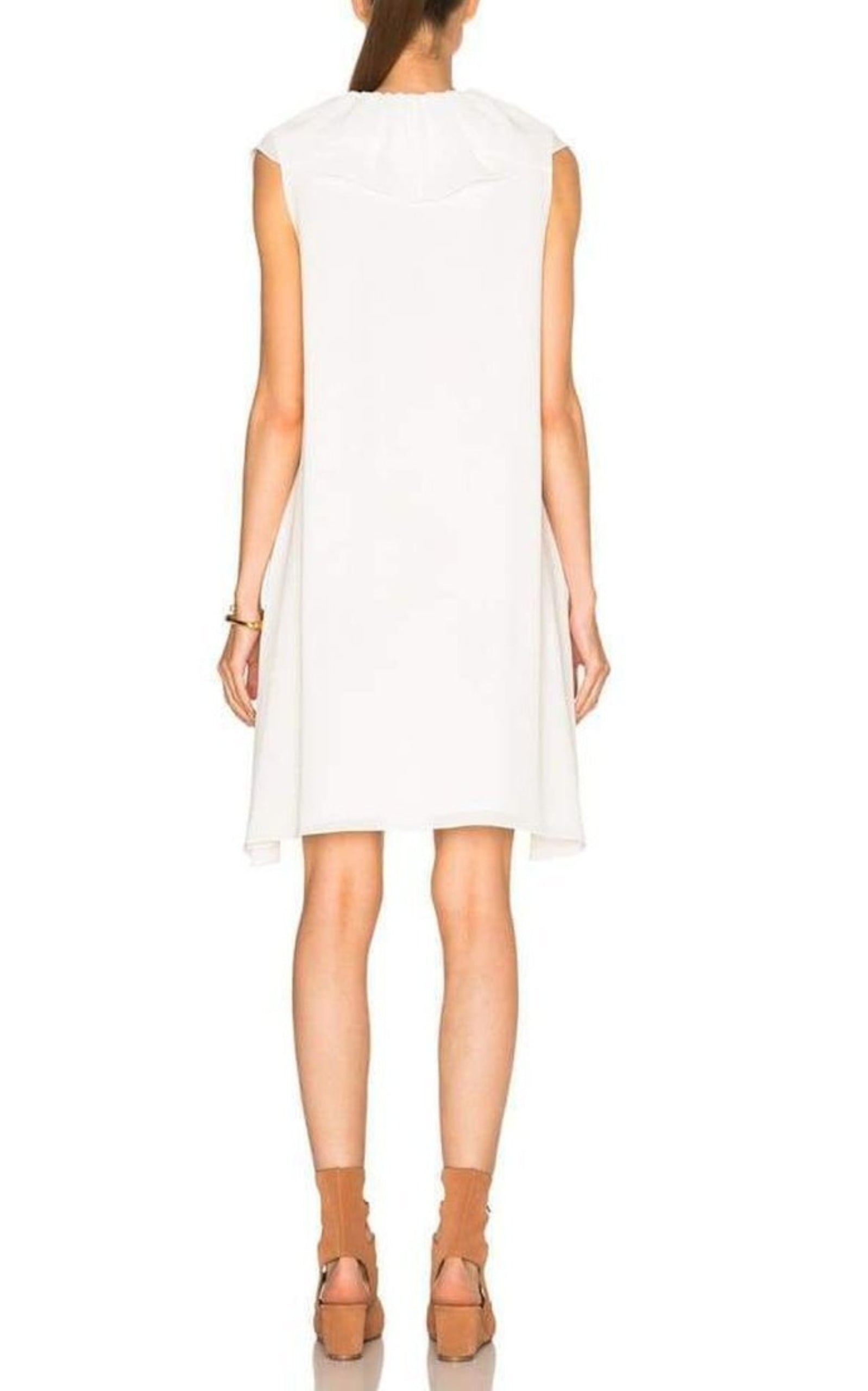 Fine Sheer Crepe Dress - 4