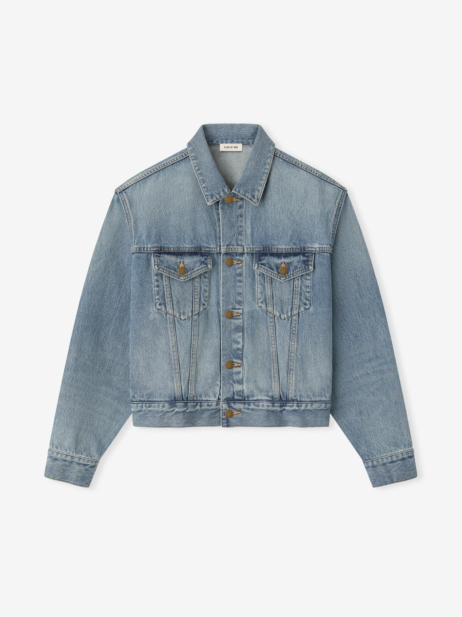 Denim Trucker Jacket - 5