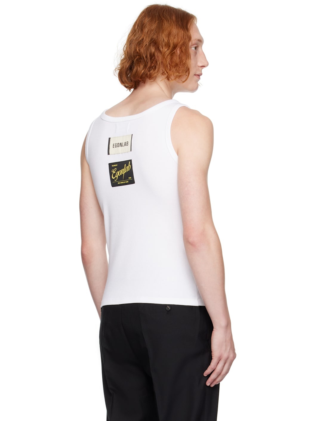 White Egonic Tank Top - 3
