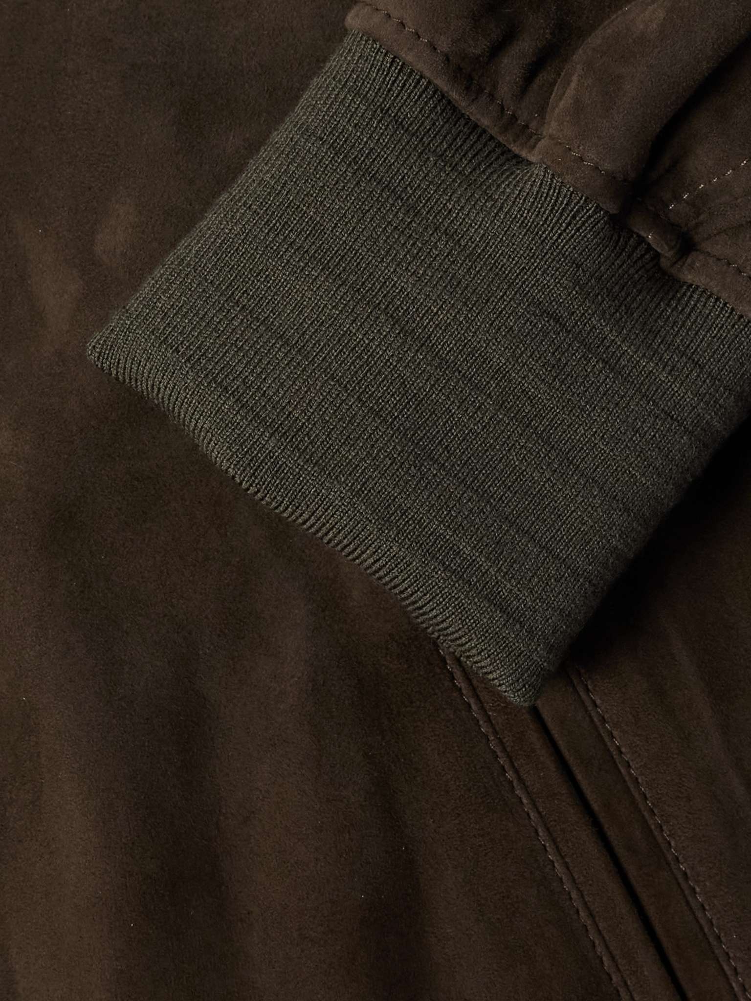 Suede Bomber Jacket - 3