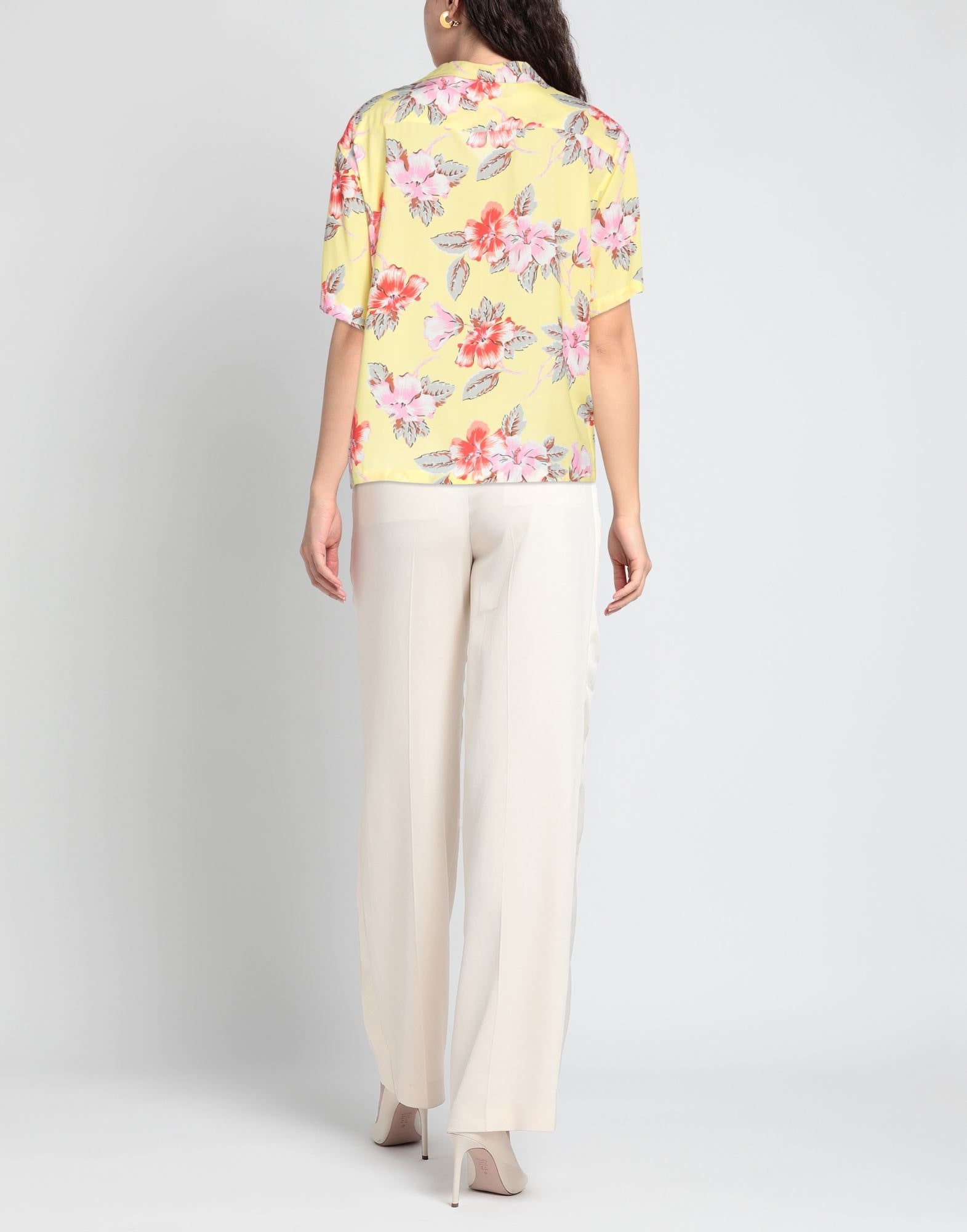 Yellow Women's Floral Shirts & Blouses - 3