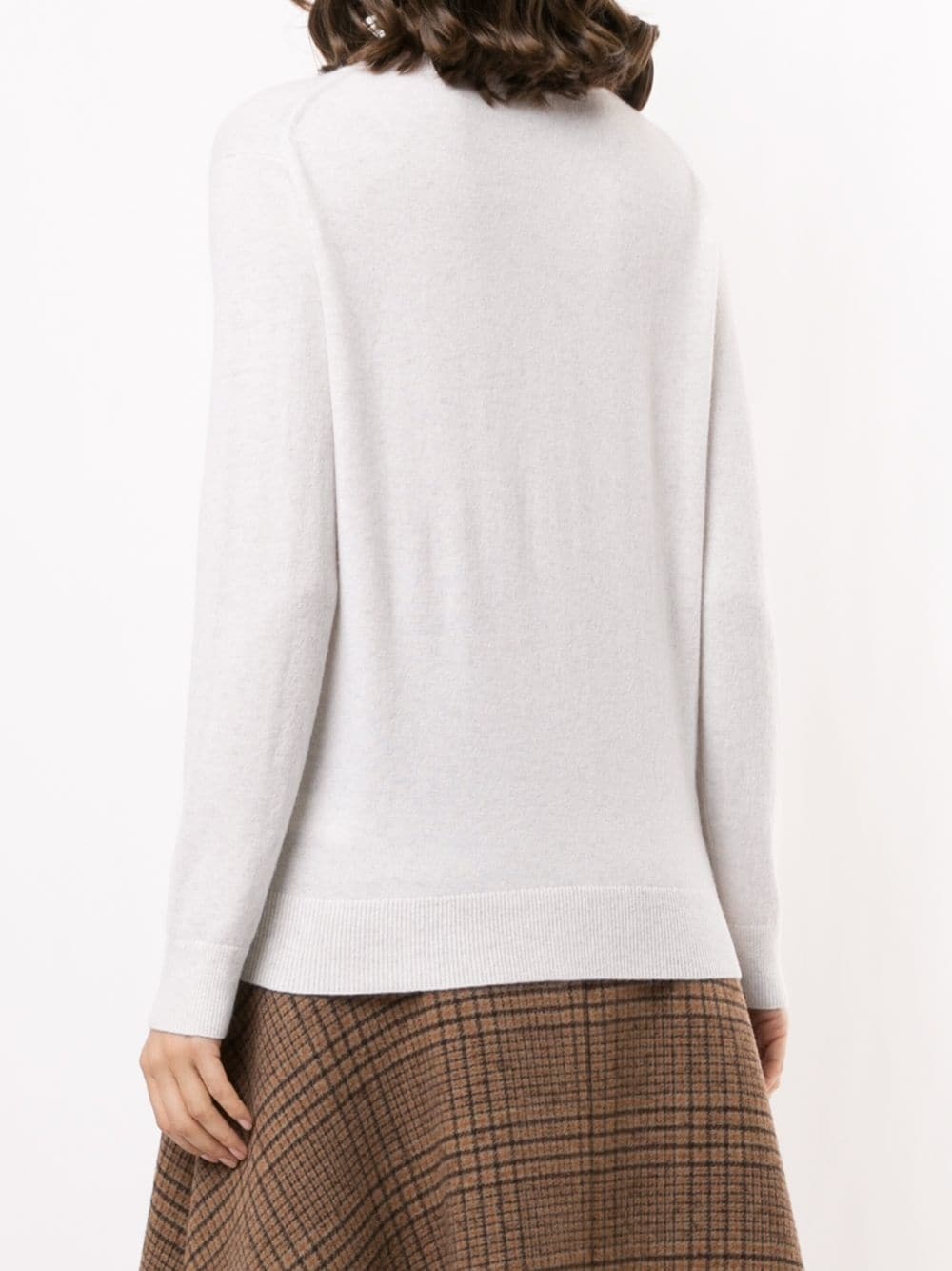 cashmere V-neck jumper - 4