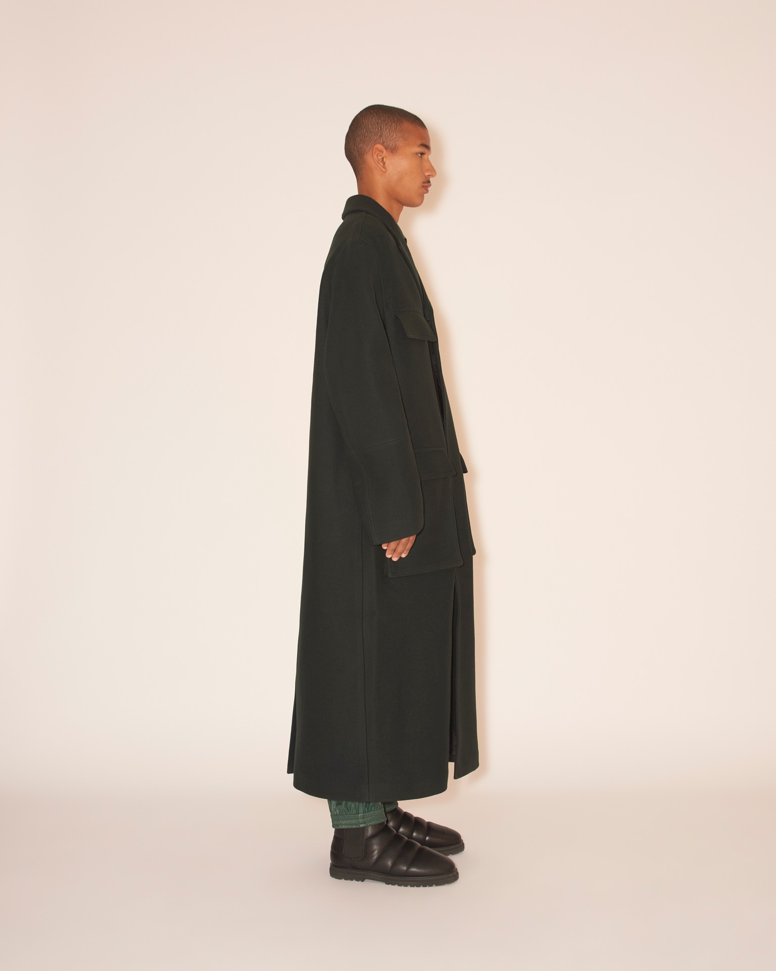 CORVIN - Patch pocket coat - Pine green - 3