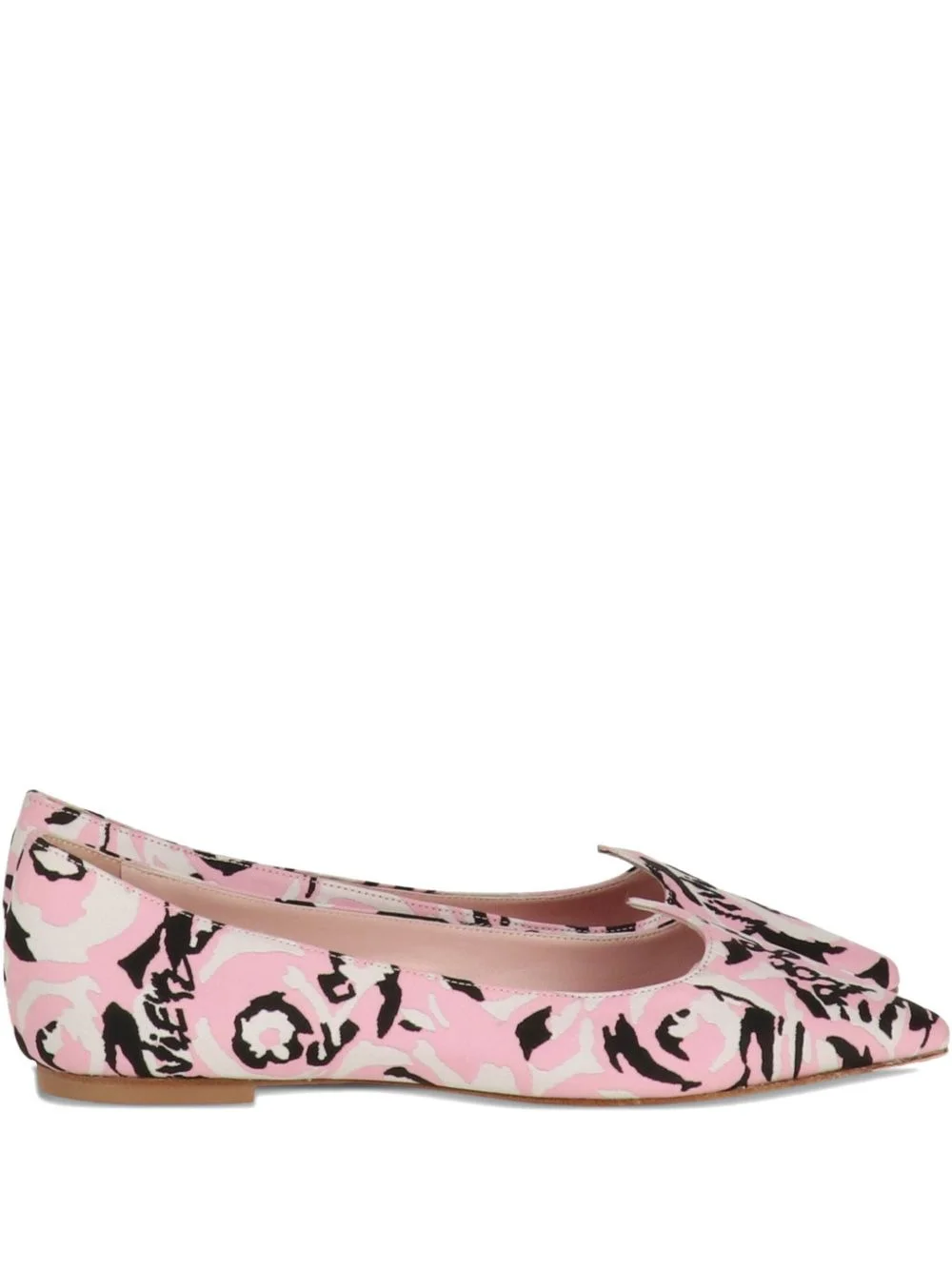 leather flat pumps - 1