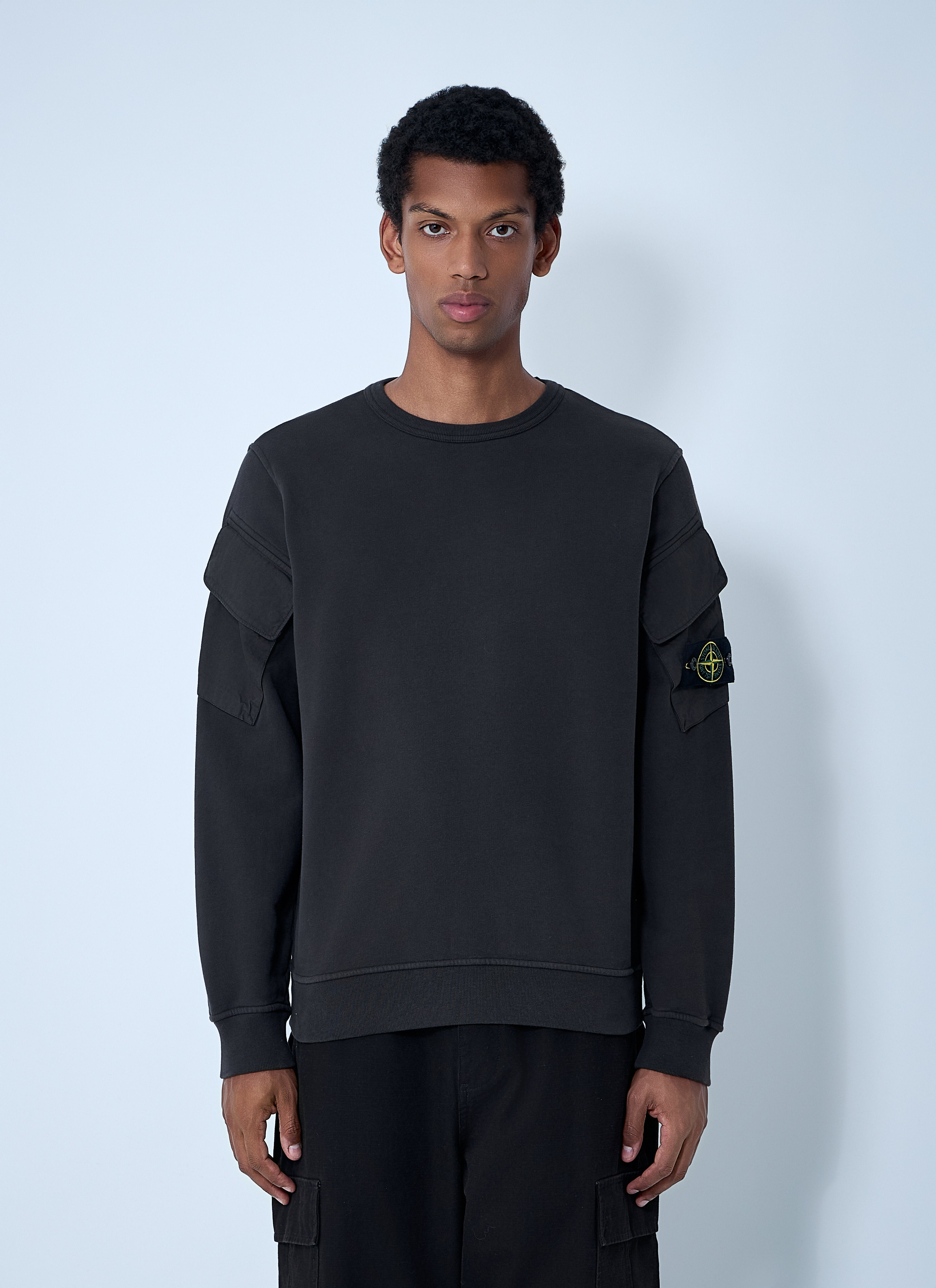 Stone Island Men Logo Patch Sweater - 1