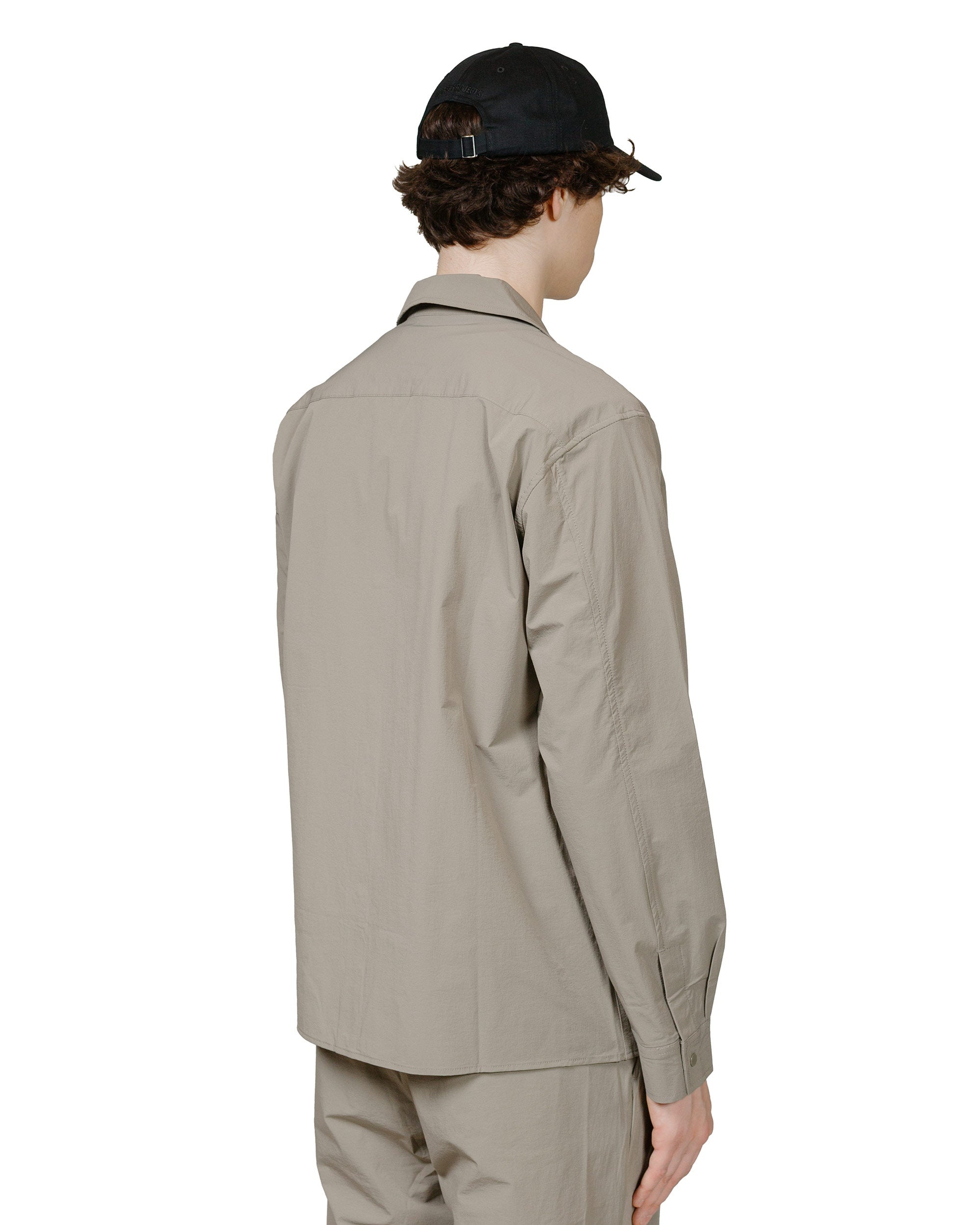 Carsten Travel Light Shirt LS Concrete Grey - 3