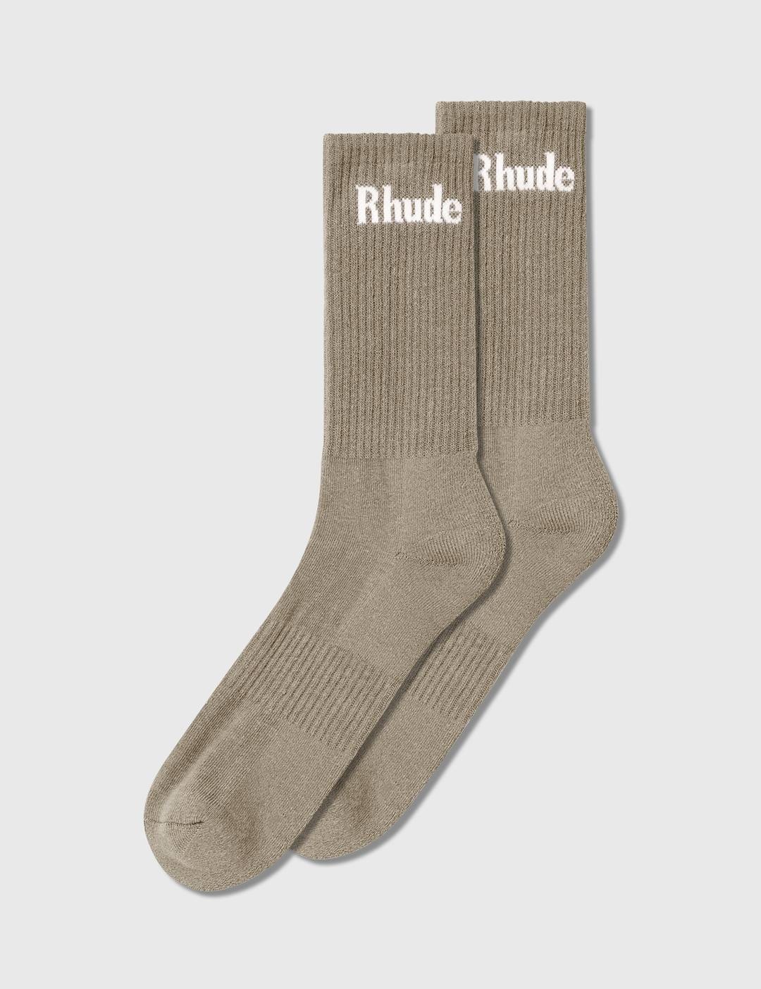 Solid Logo Socks - 3