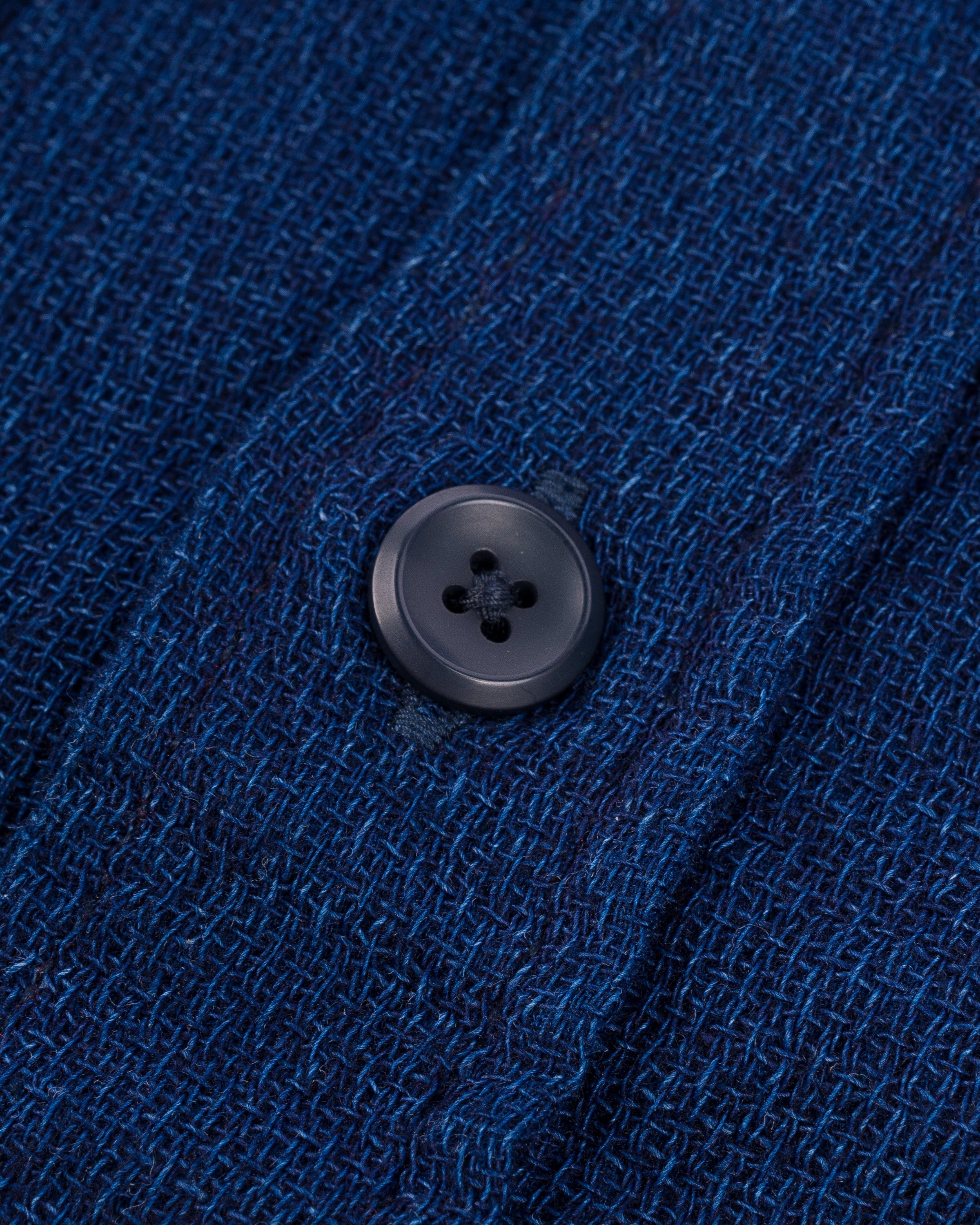 5OZ DOUBLE GAUZE SHORT SLEEVED WORK SHIRT - INDIGO - 10