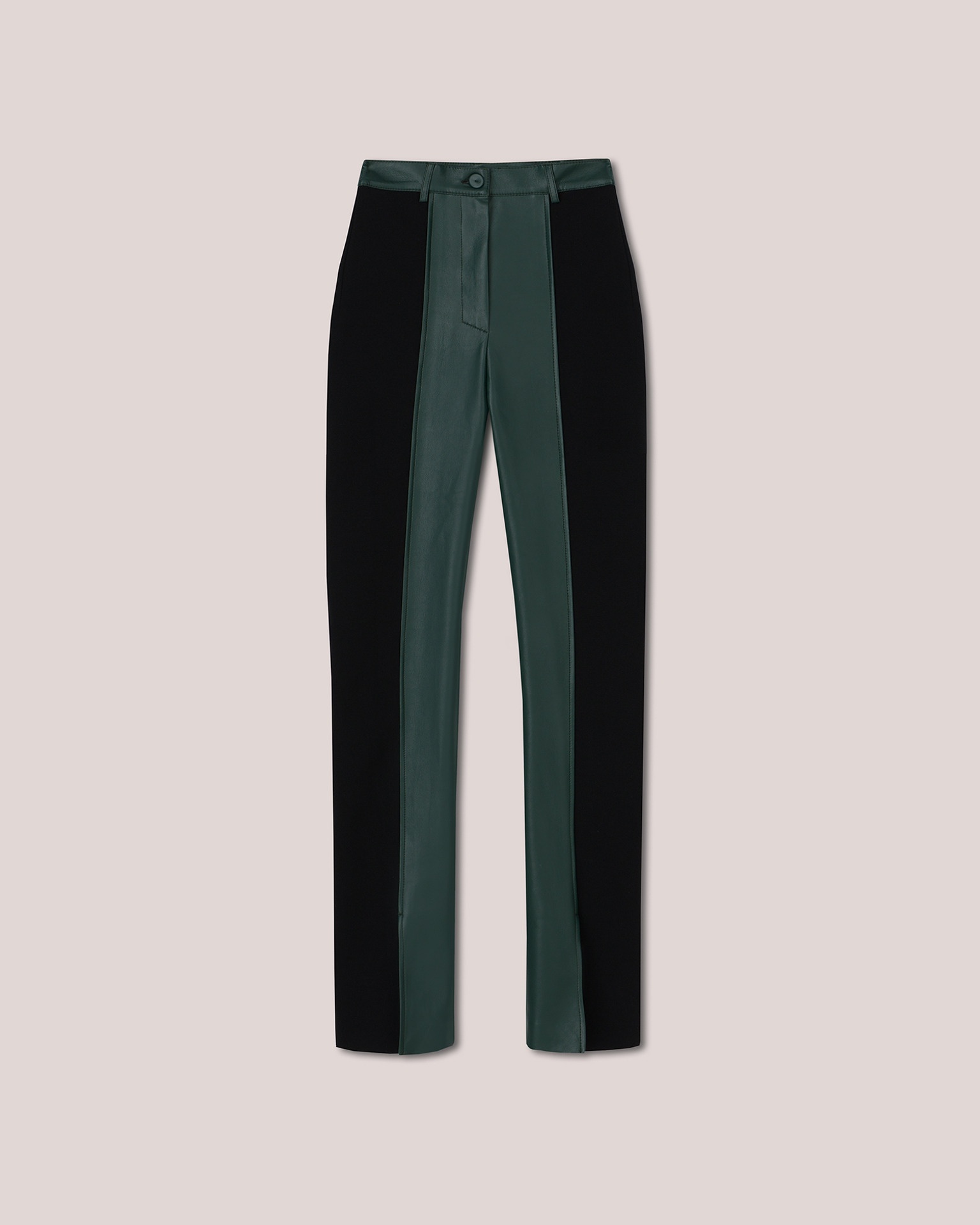 FILO - Contrast trouser - Pine green/black - 5