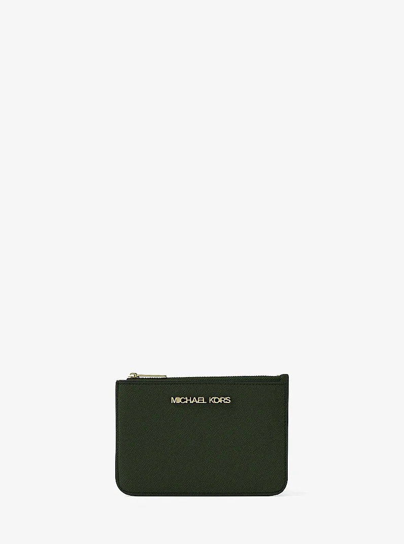 Jet Set Travel Small Saffiano Leather Coin Pouch - 1