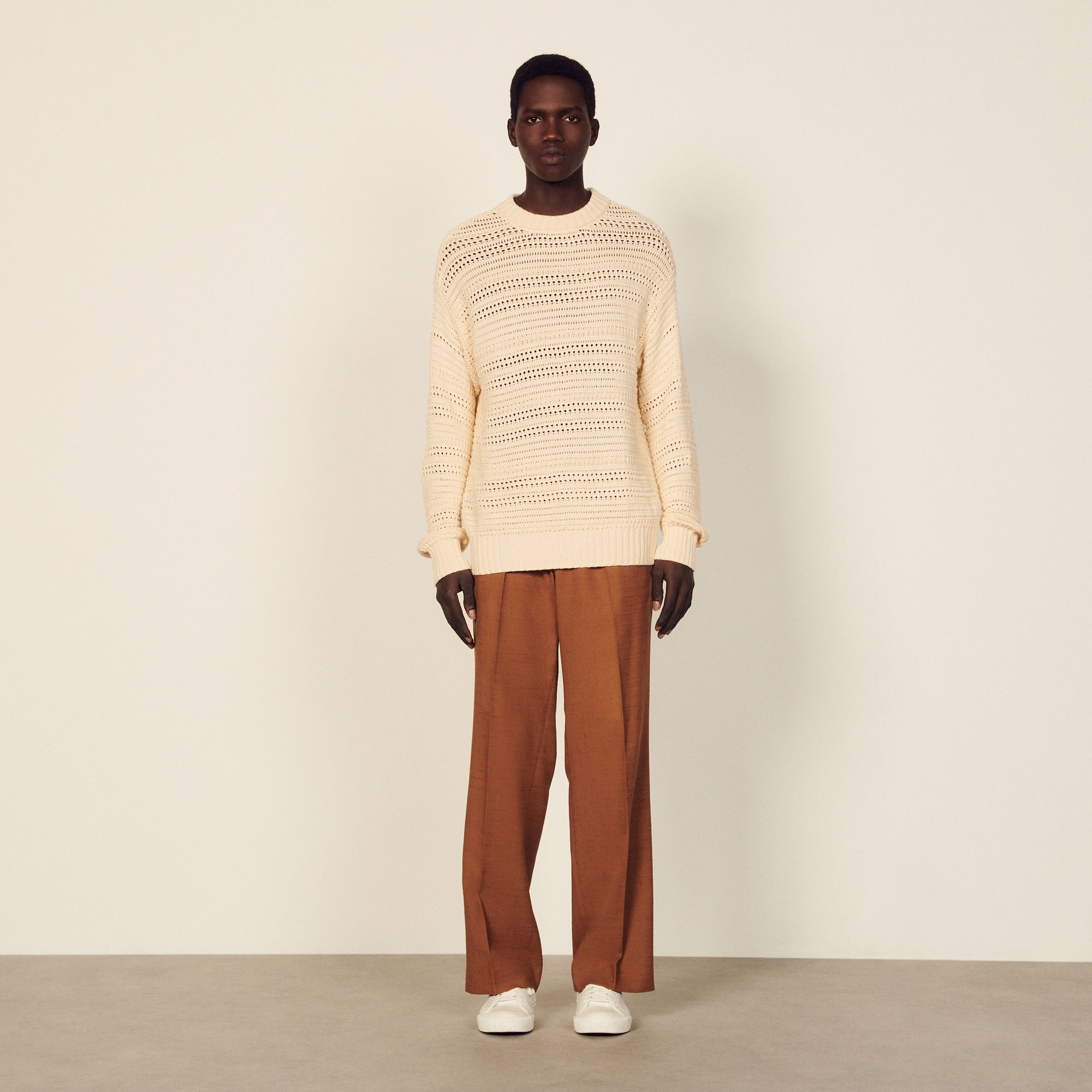 Openwork knit sweater - 6