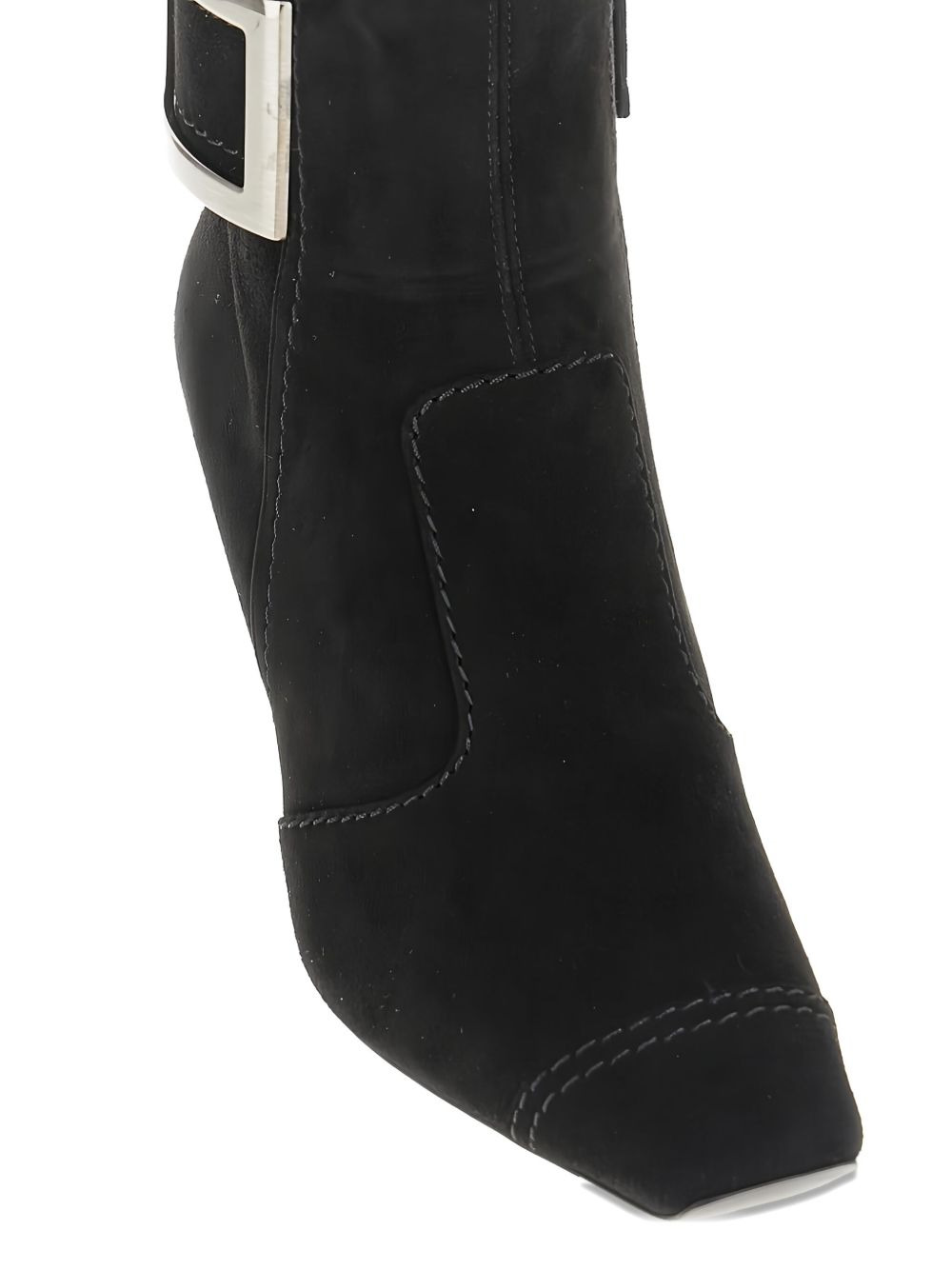 70mm Stivaletti buckle-detail suede boots - 2