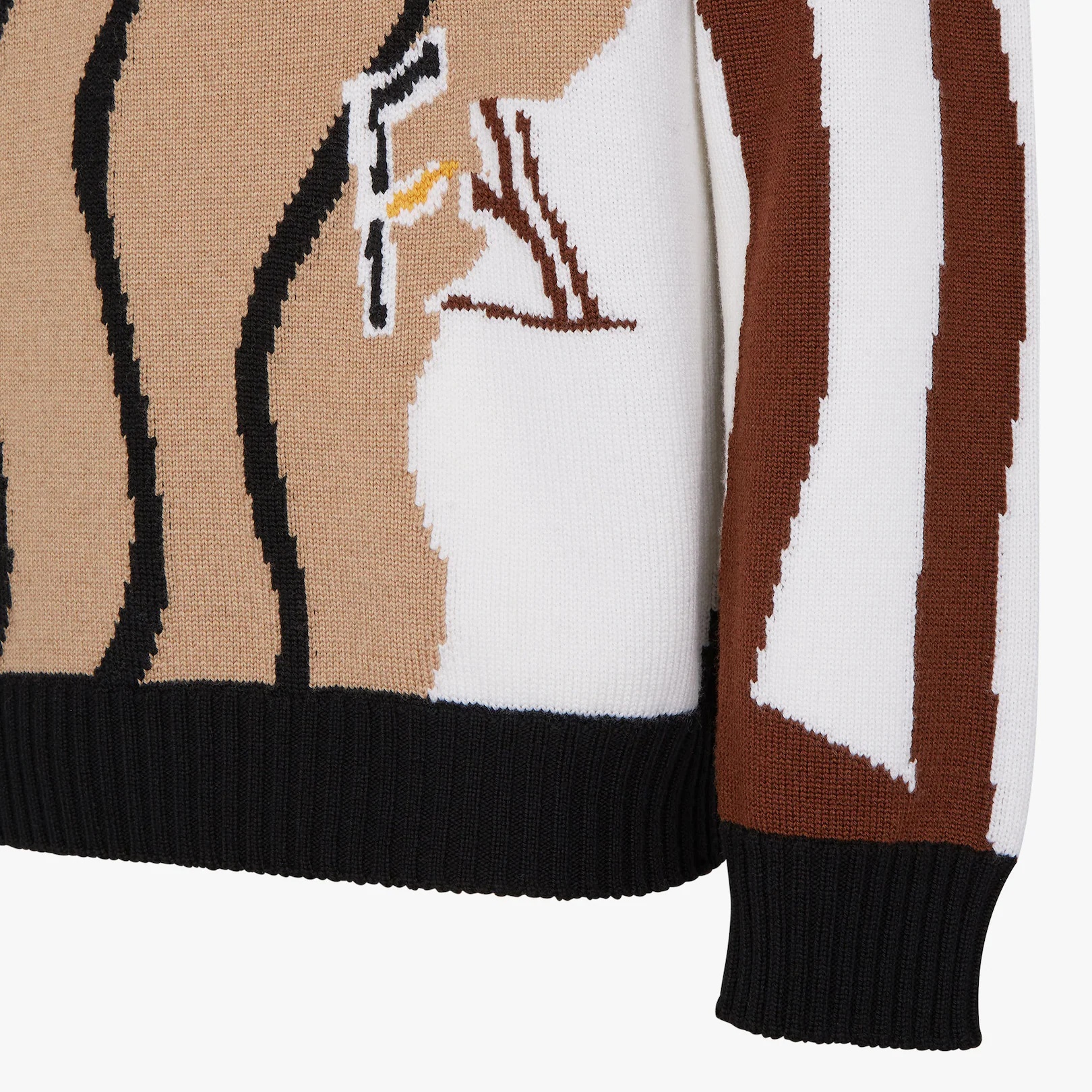 Multicolor wool sweater - 3