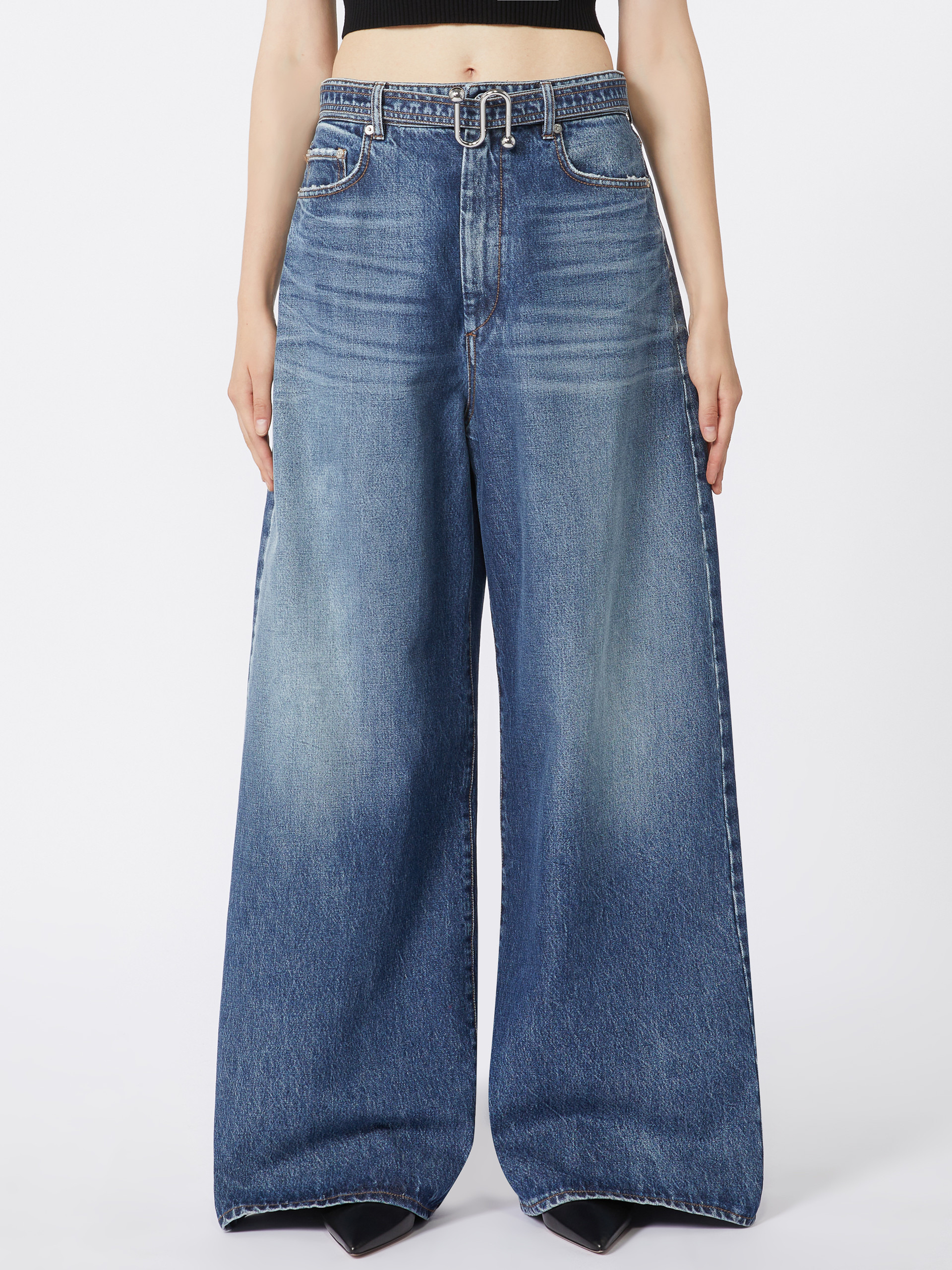PROCIDA Oversize jeans with belt - 3