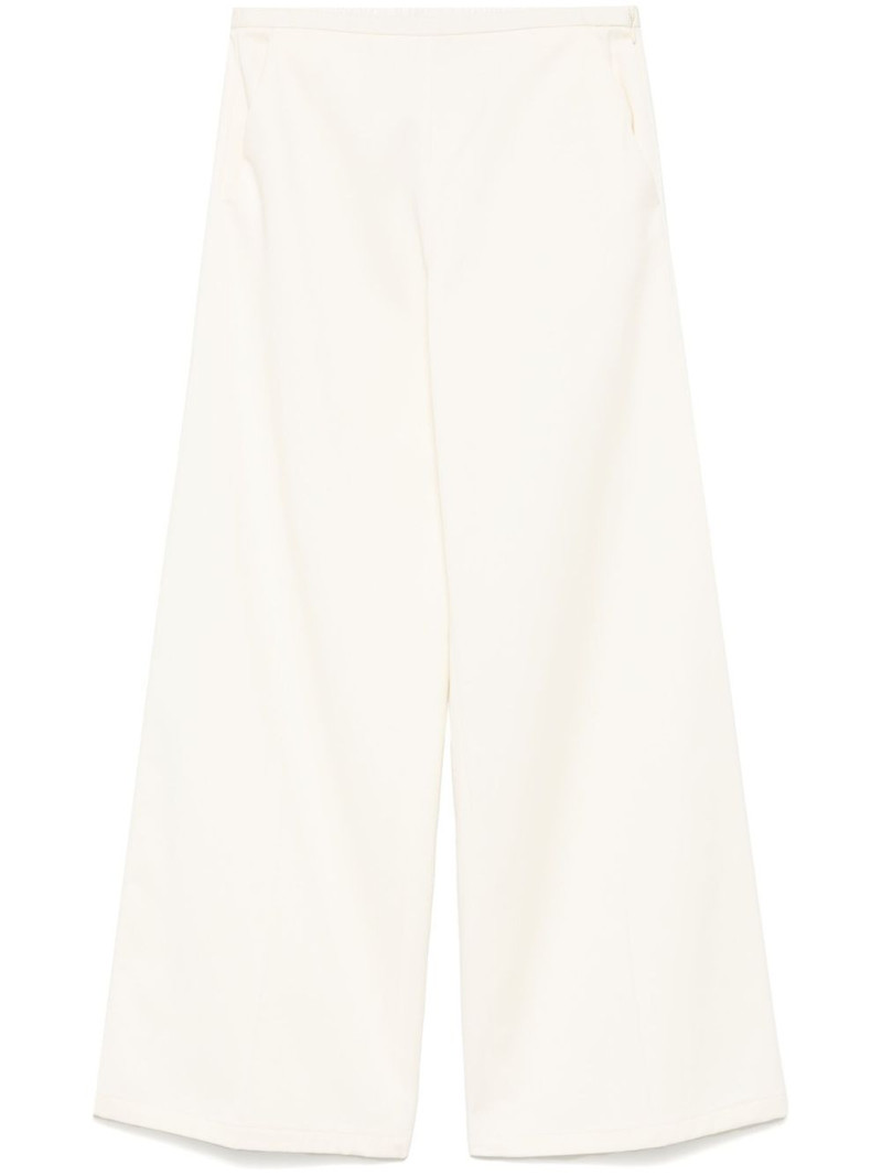 twill straight-leg trousers 1